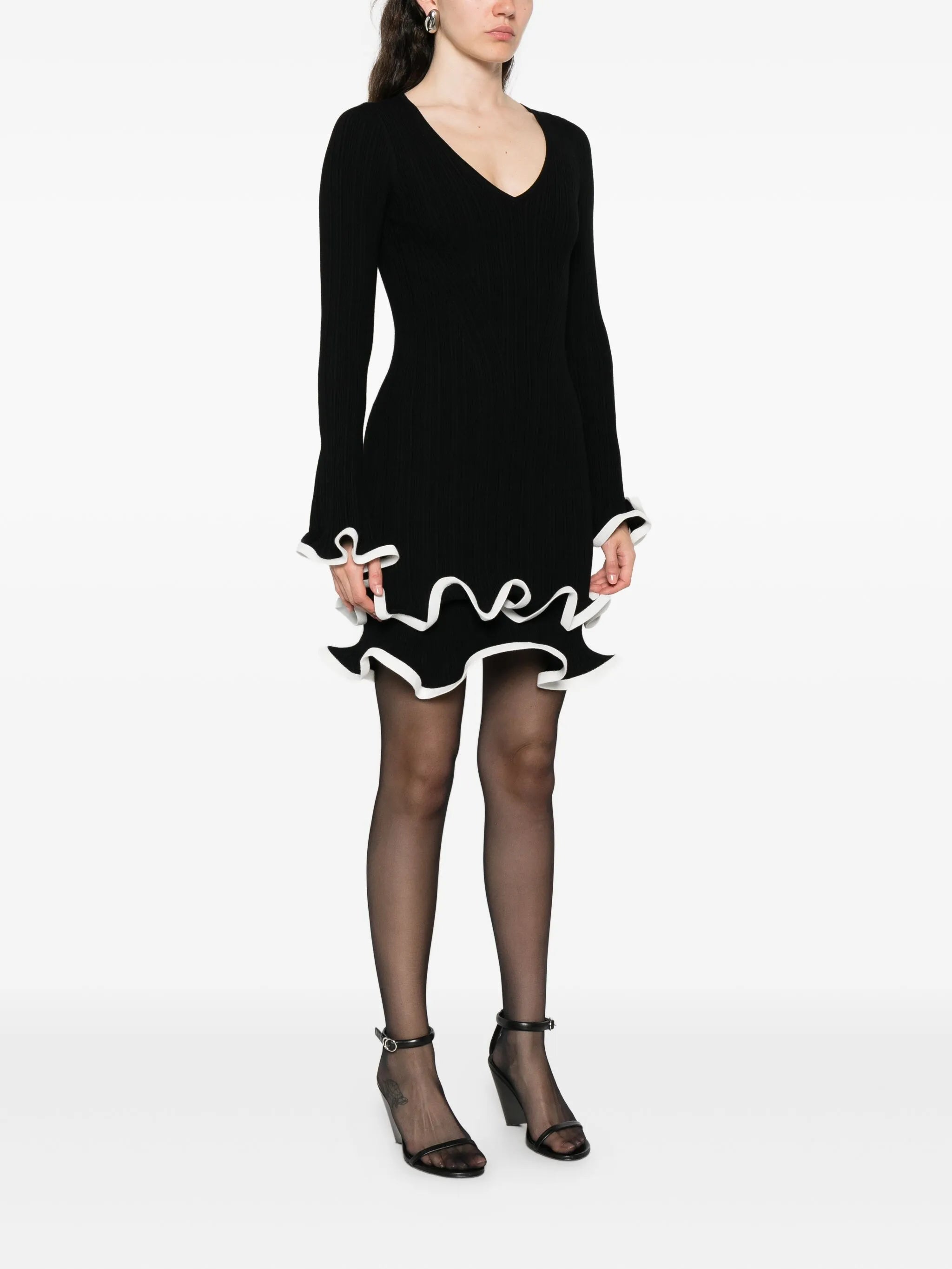 Avalon ruffled mini dress