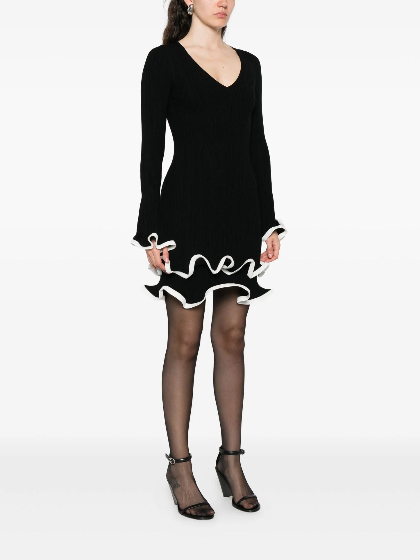 Avalon ruffled mini dress