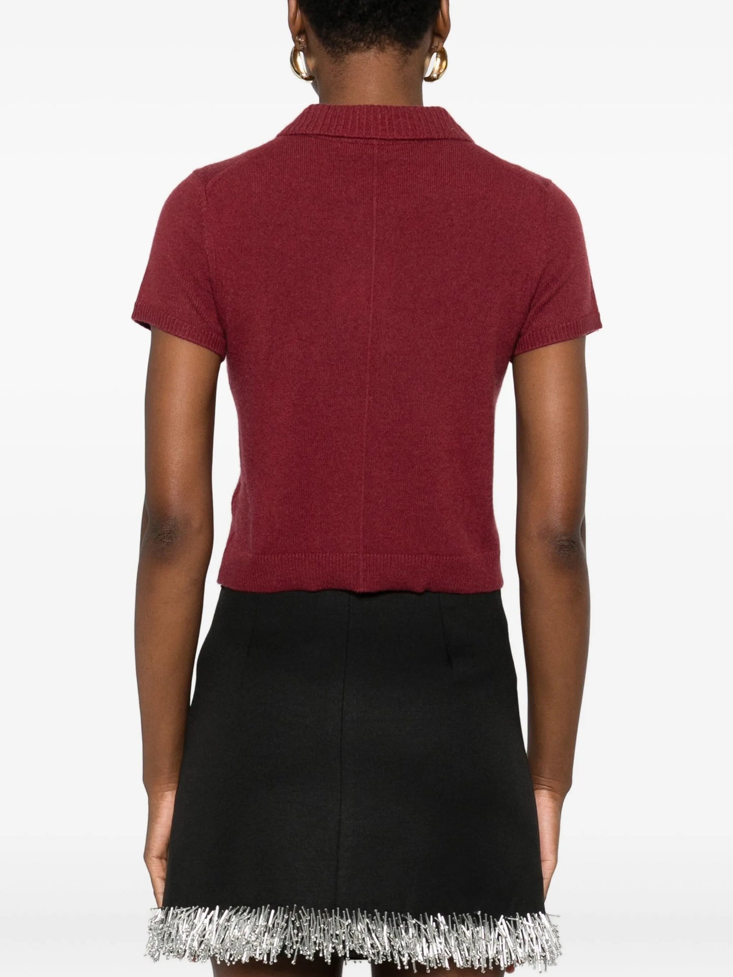short-sleeve polo top