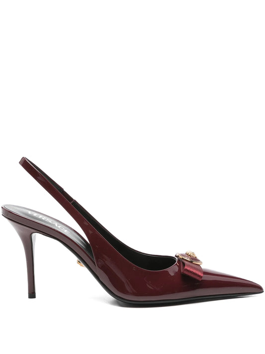 85mm Gianni Ribbon slingback pumps