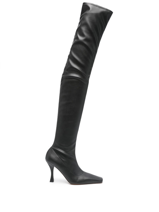 95mm Trap knee-high boots