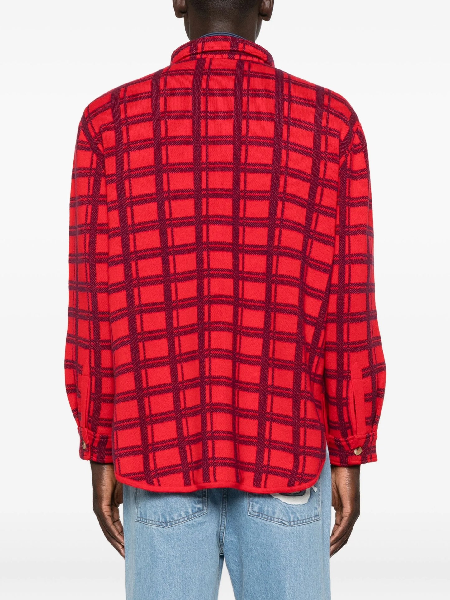 Mr. Young checked cashmere shirt