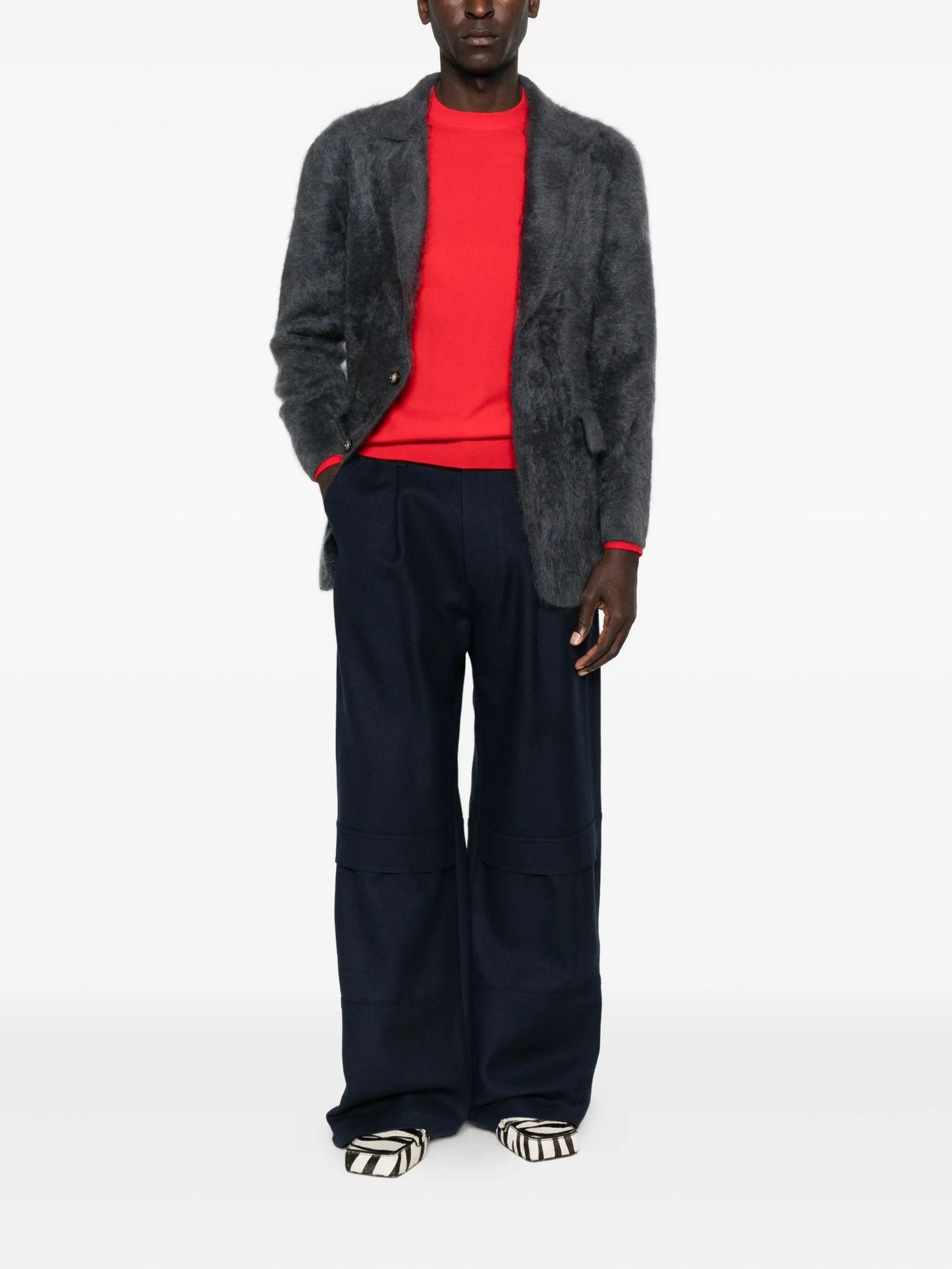 crew-neck cashmere sweater