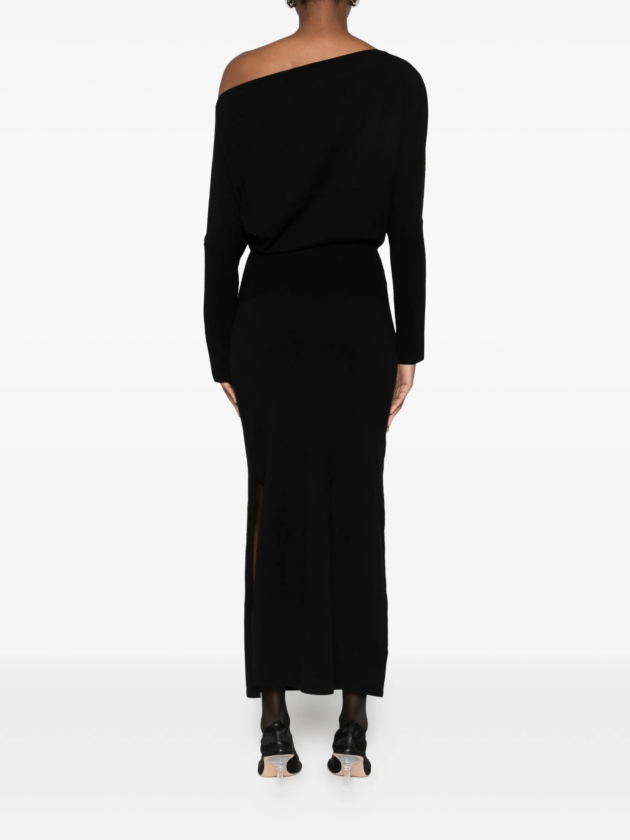 Janese off-shoulder midi dress