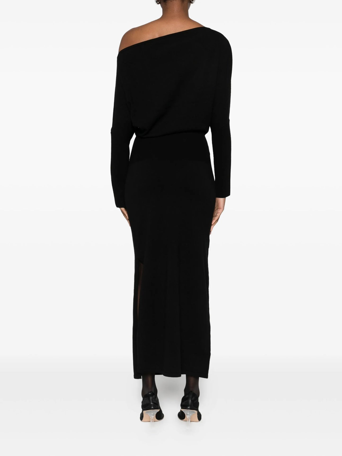 Janese off-shoulder midi dress