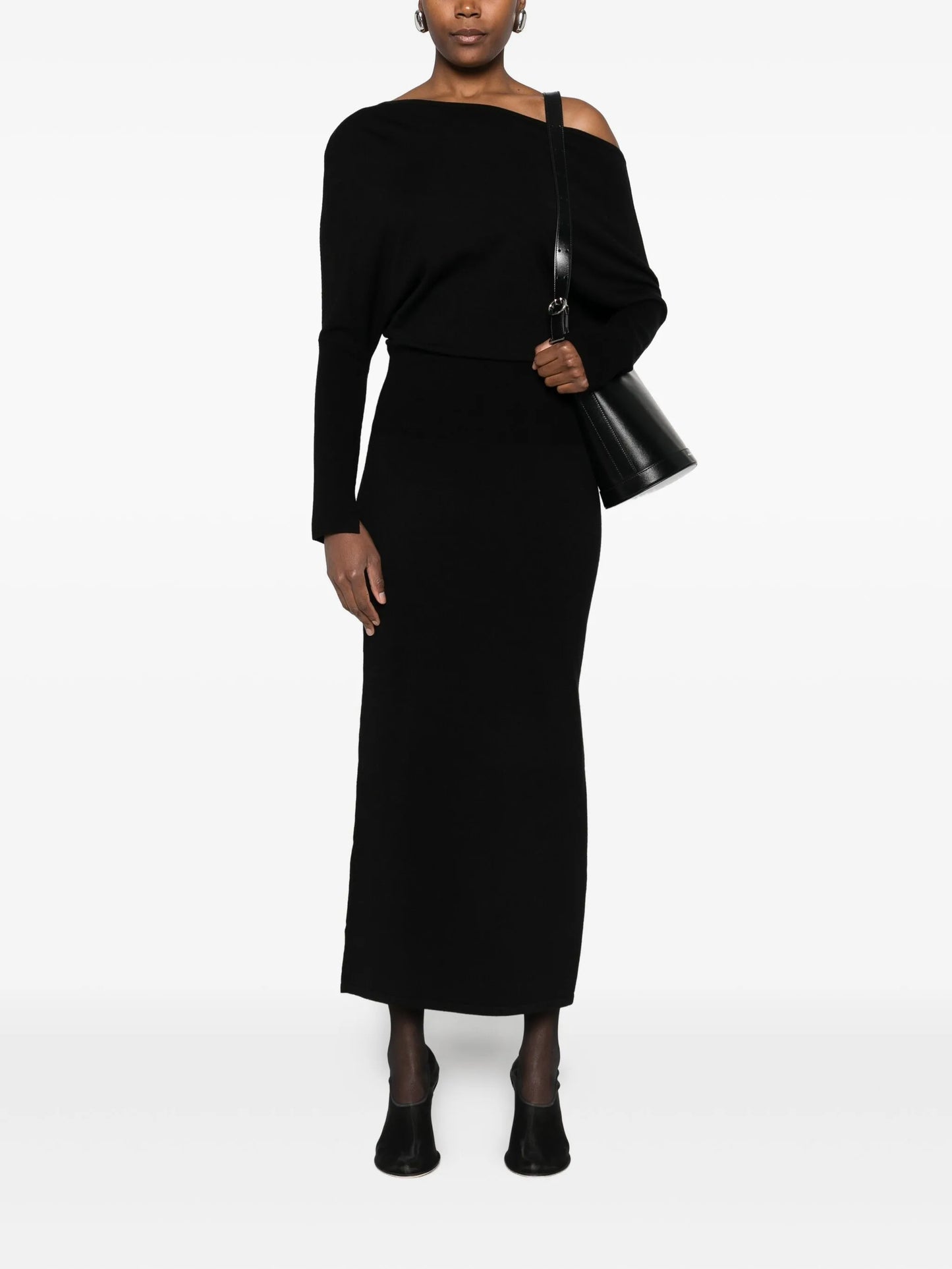 Janese off-shoulder midi dress