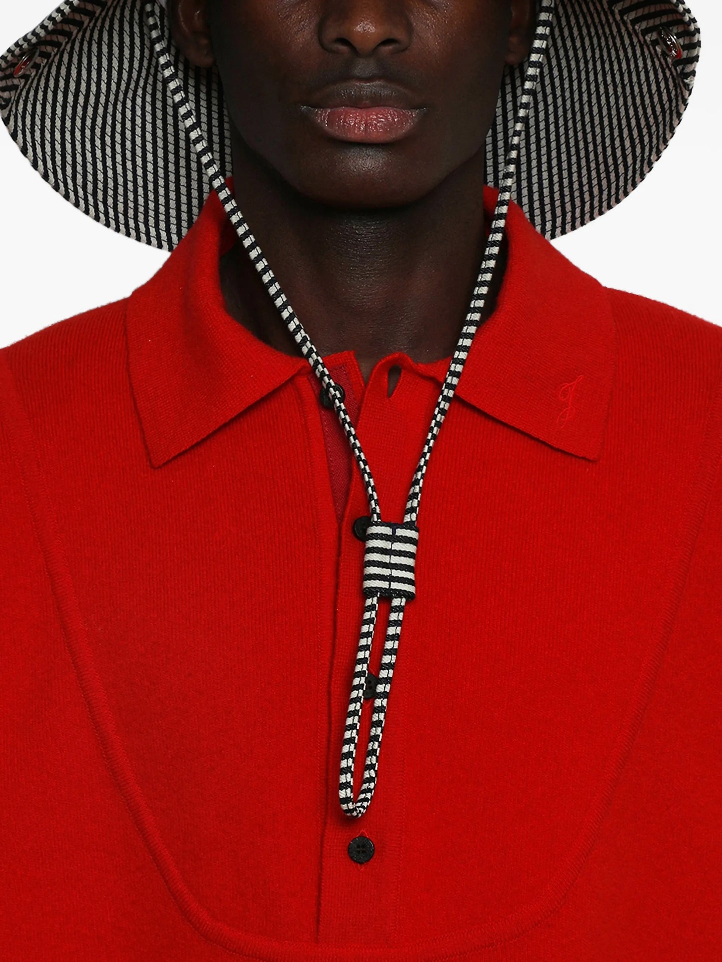 De-Nîmes striped hat