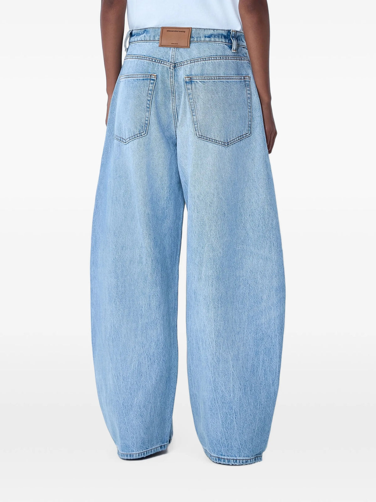 blow-up bleach blue mid-rise jeans