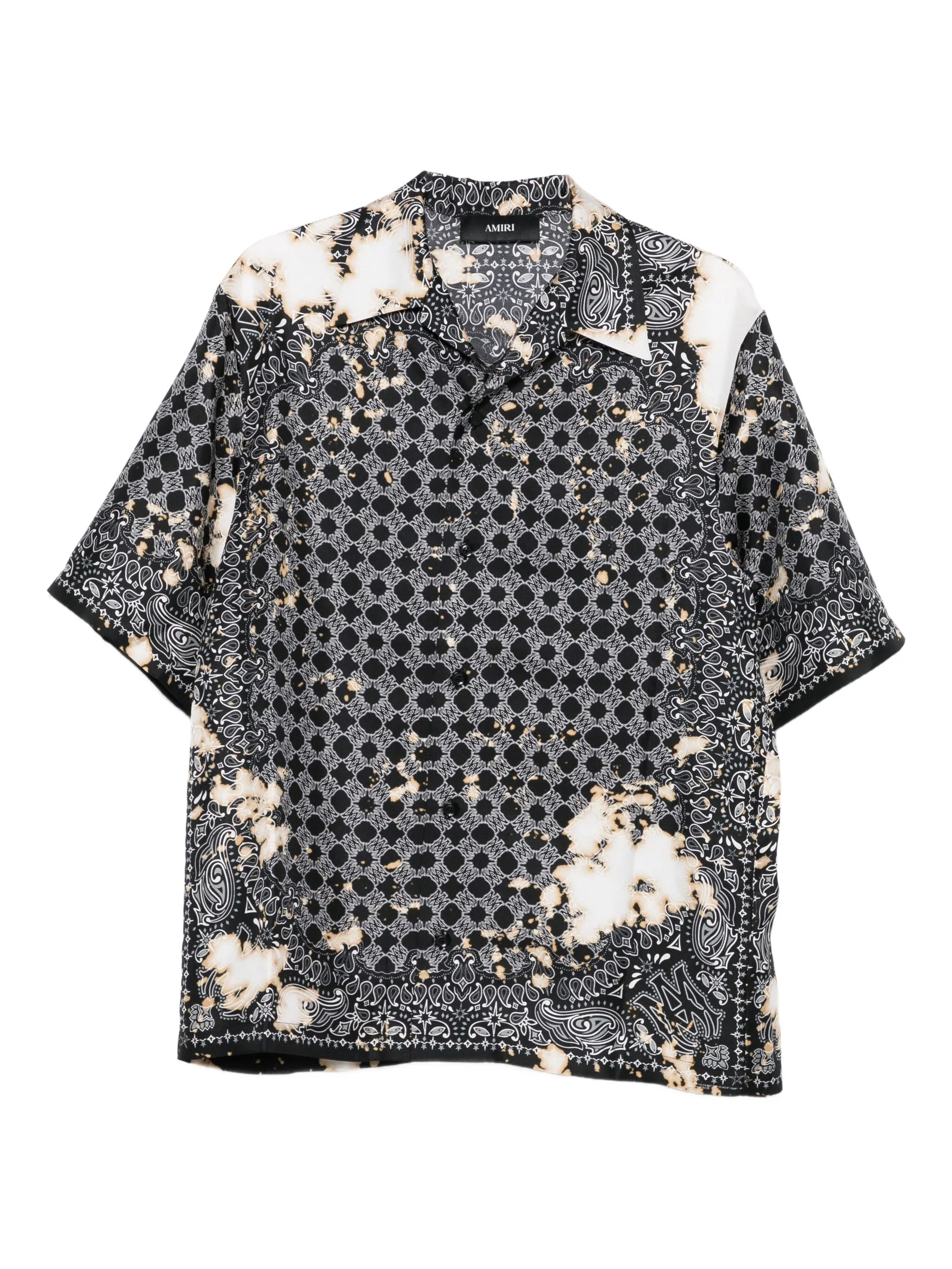 silk bandana-print shirt