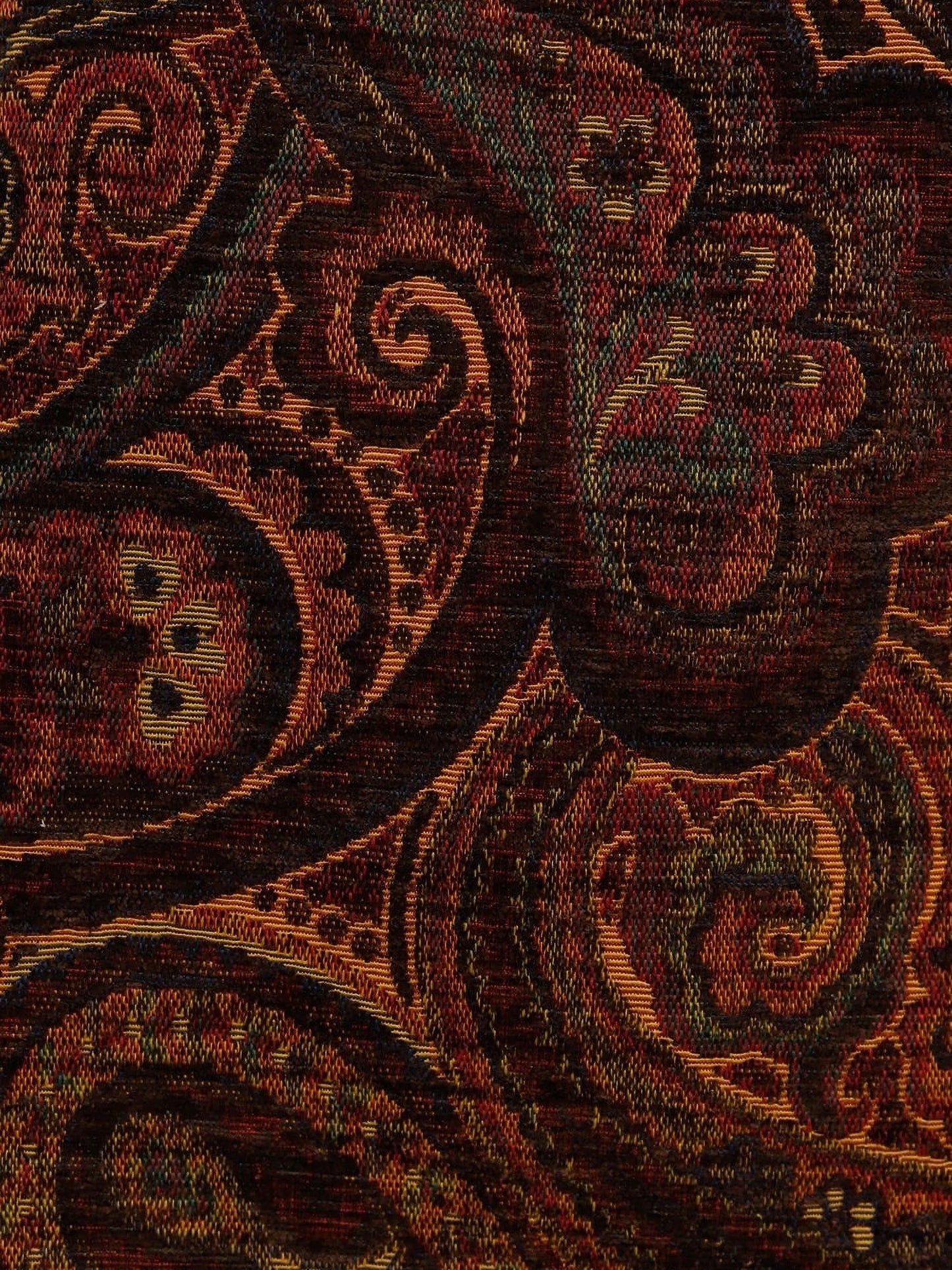 paisley-print mini skirt