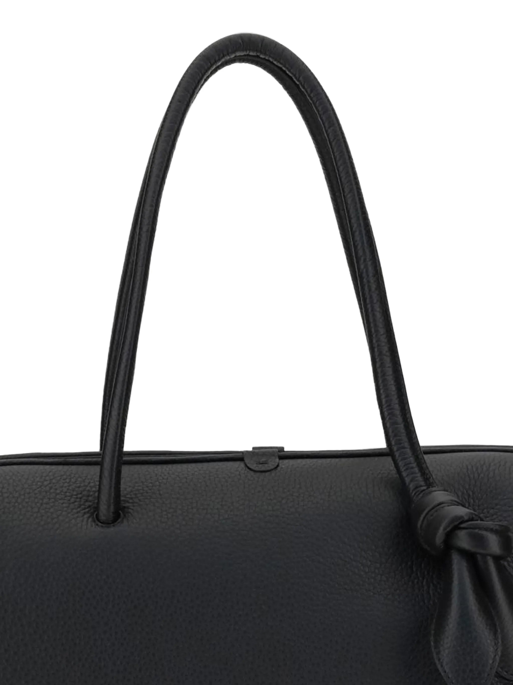 large Tourism leather tote bag