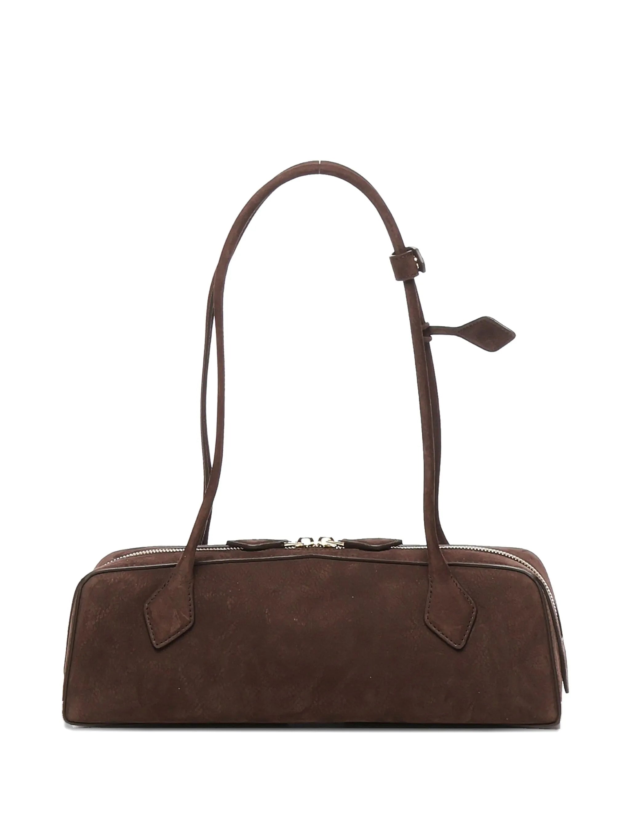 medium Le Teckel suede shoulder bag
