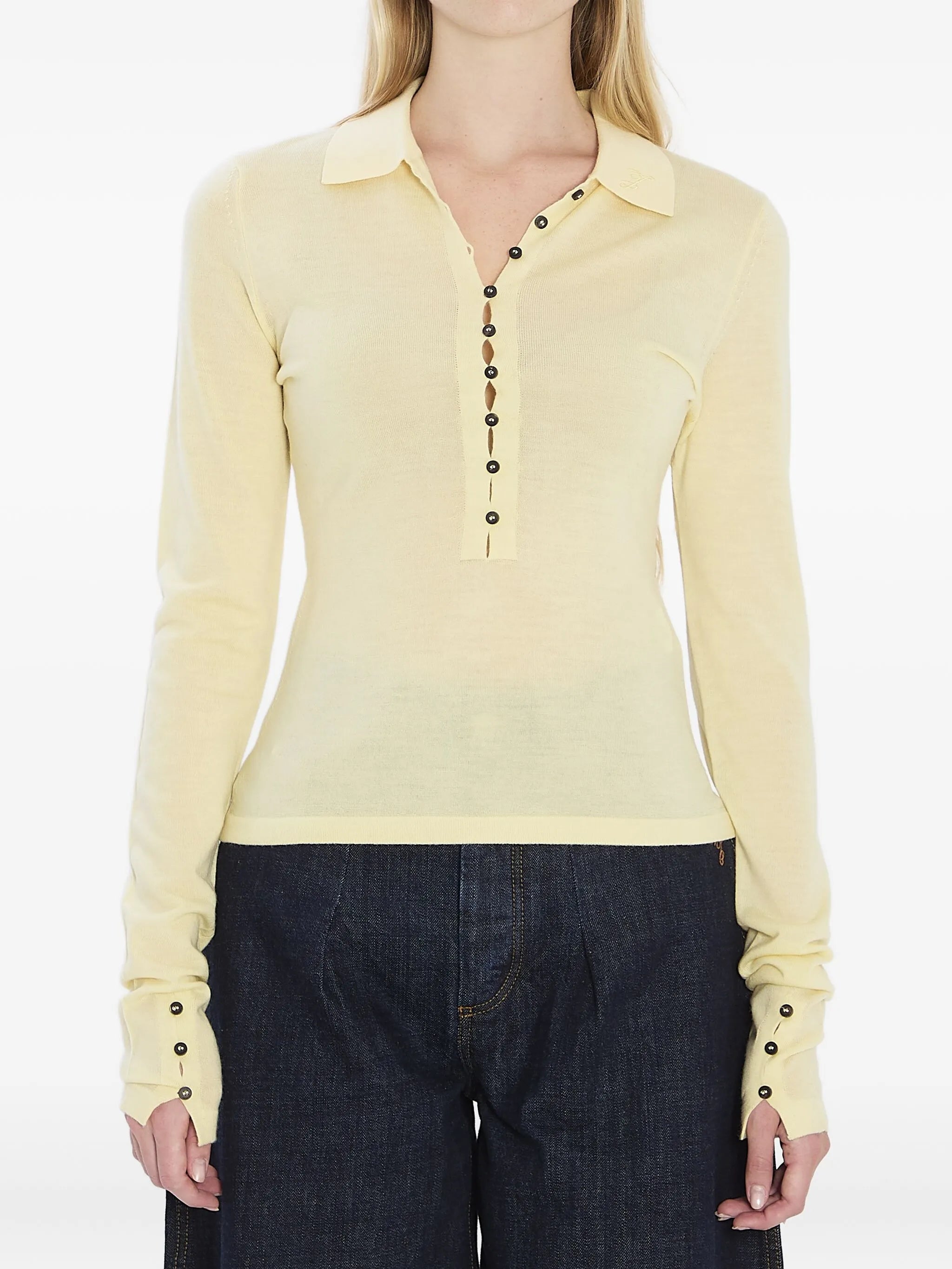 button-detail polo top