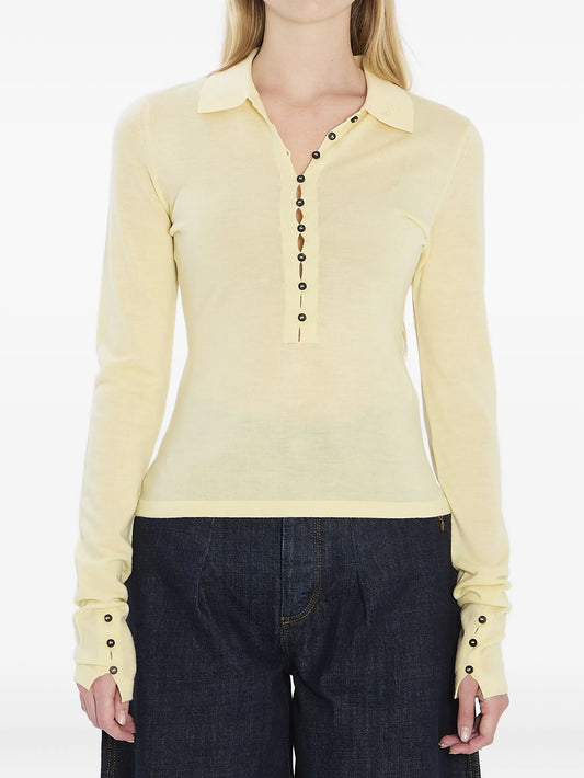 button-detail polo top