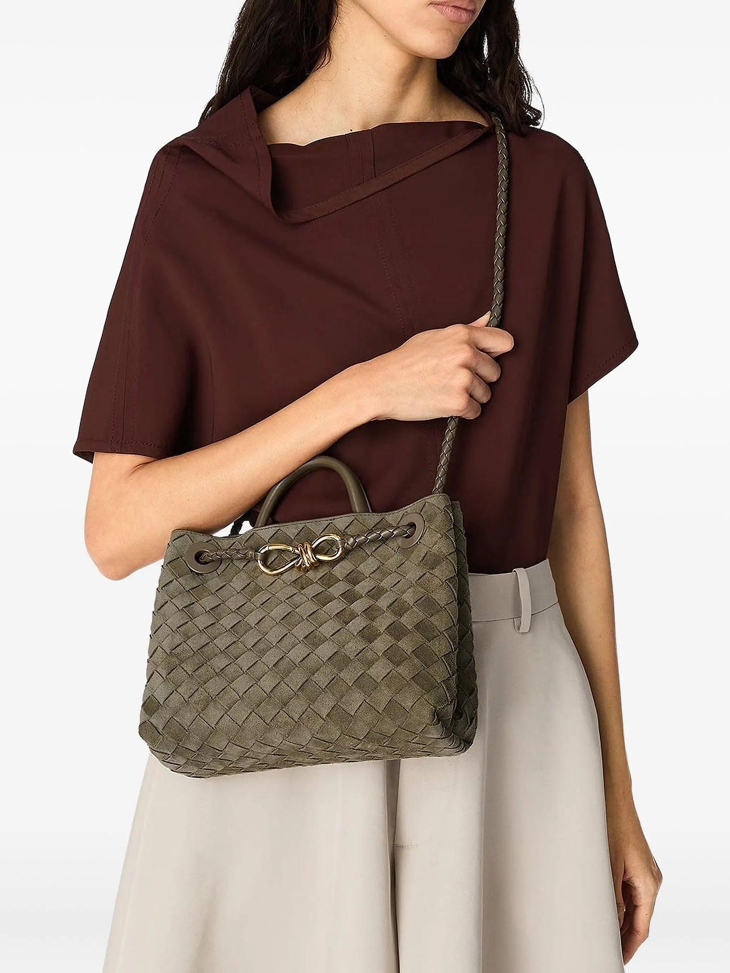 Andiamo knot-detail shoulder bag