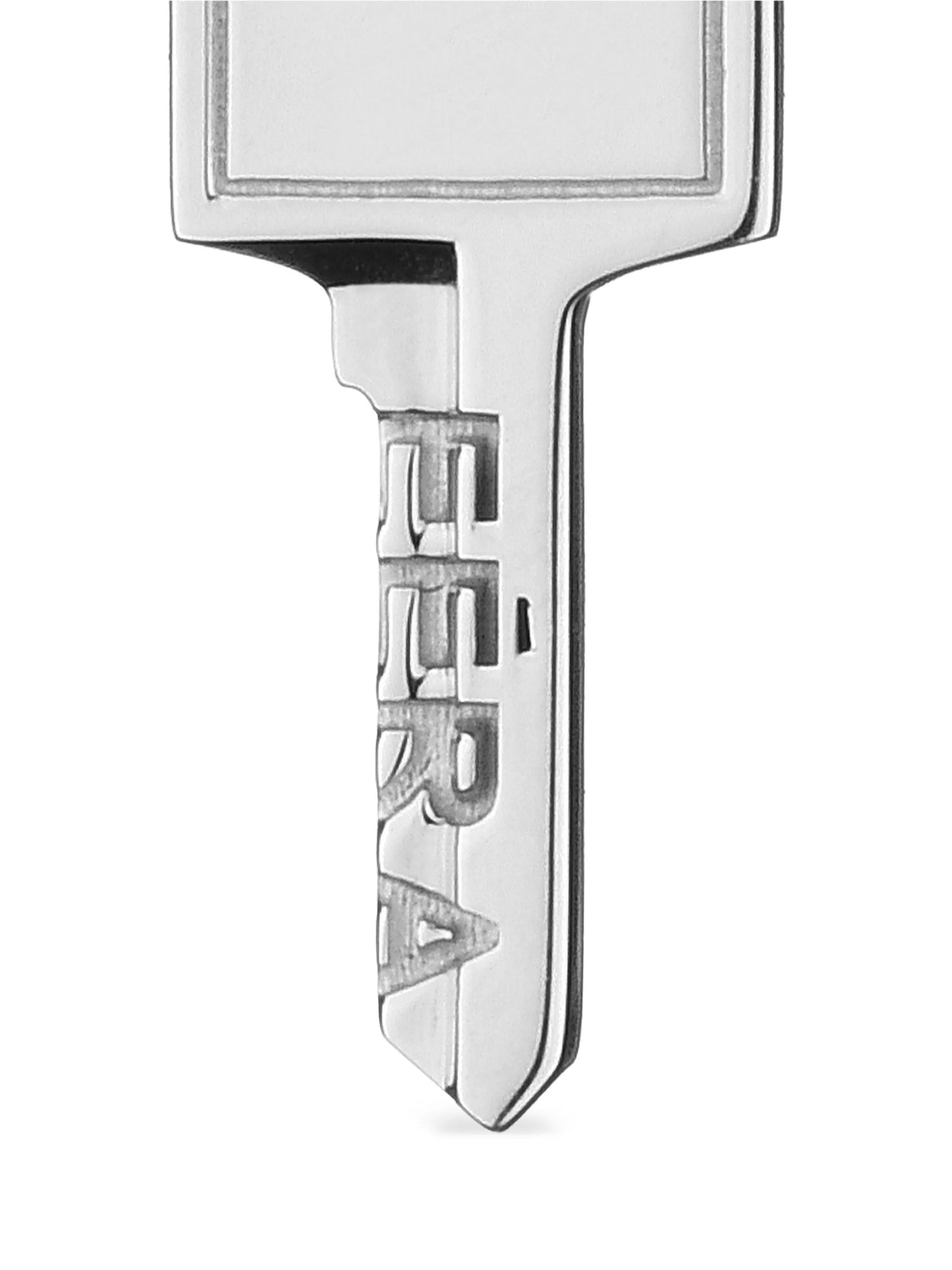 18K white gold Key Small earring