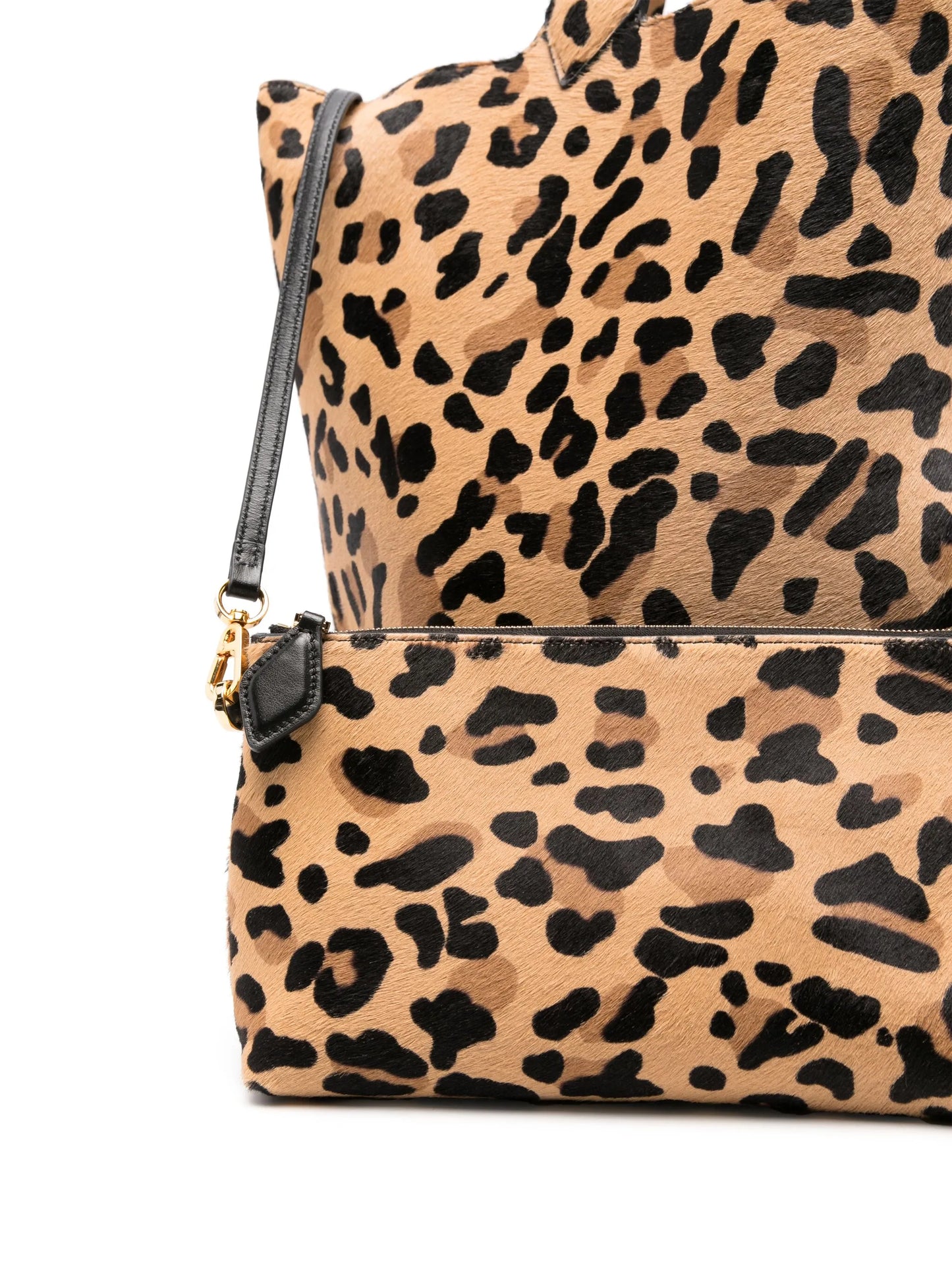 leopard-print tote bag