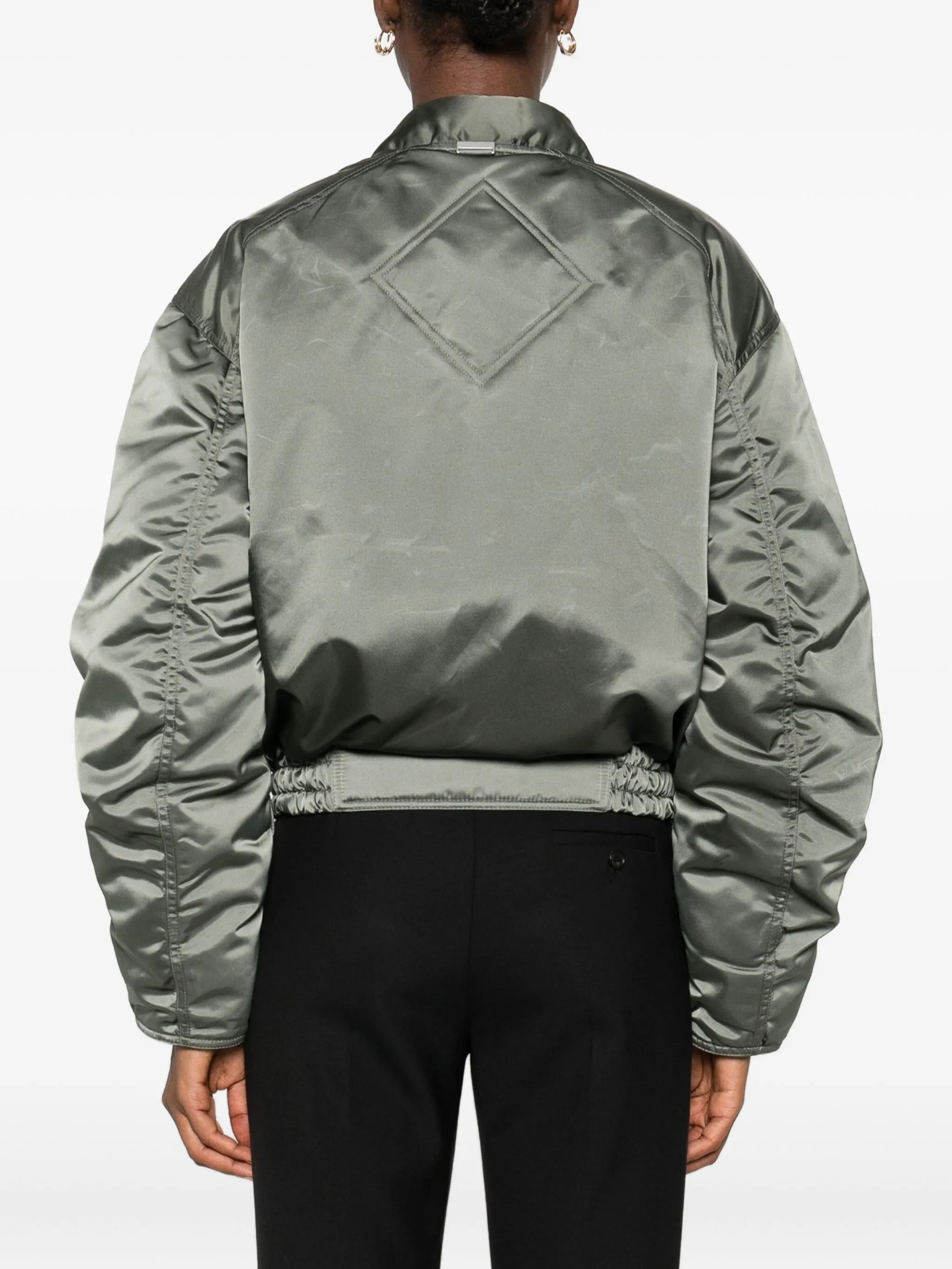 zip-up bomber jacket