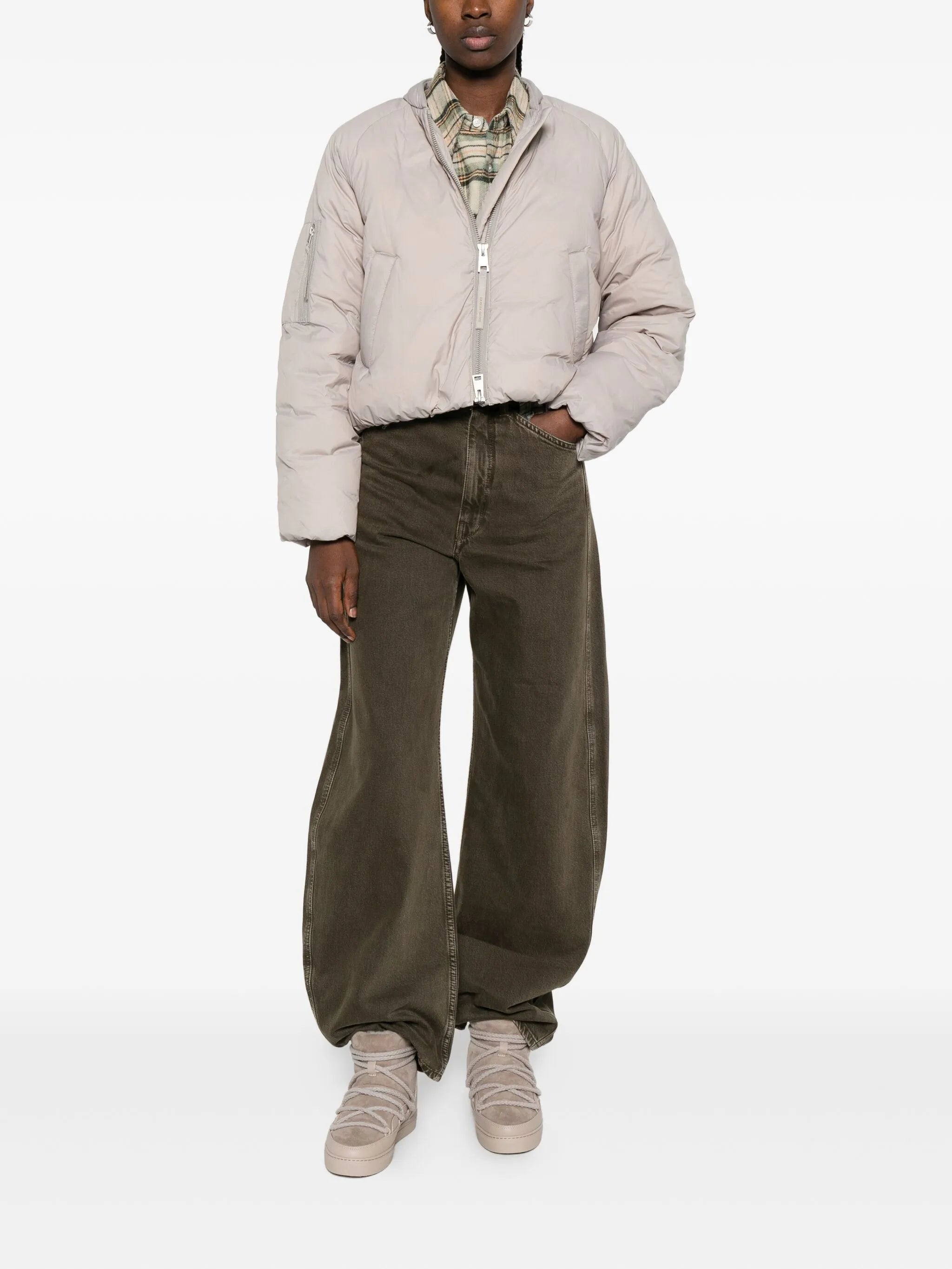 Elba quilted bomber jacket