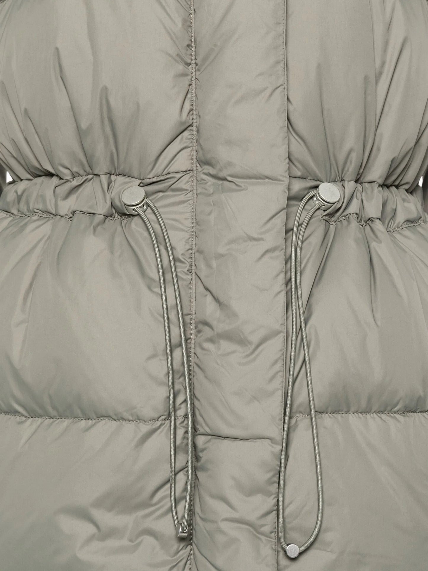 hooded padded coat