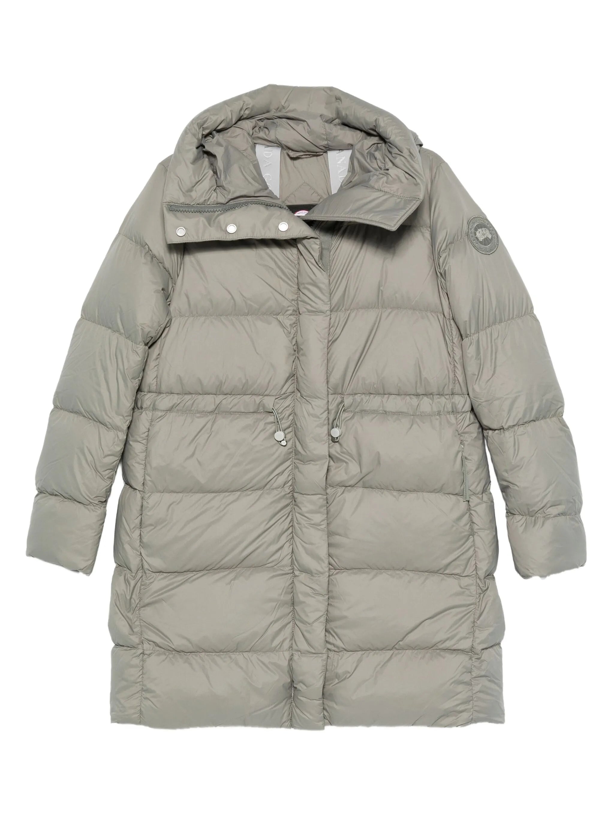 hooded padded coat