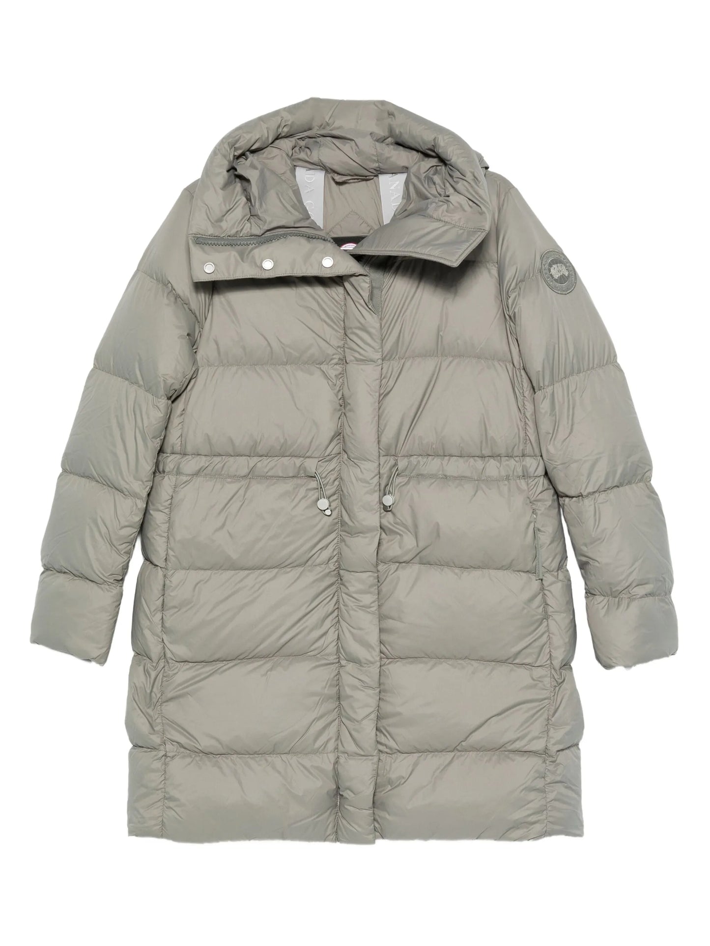 hooded padded coat