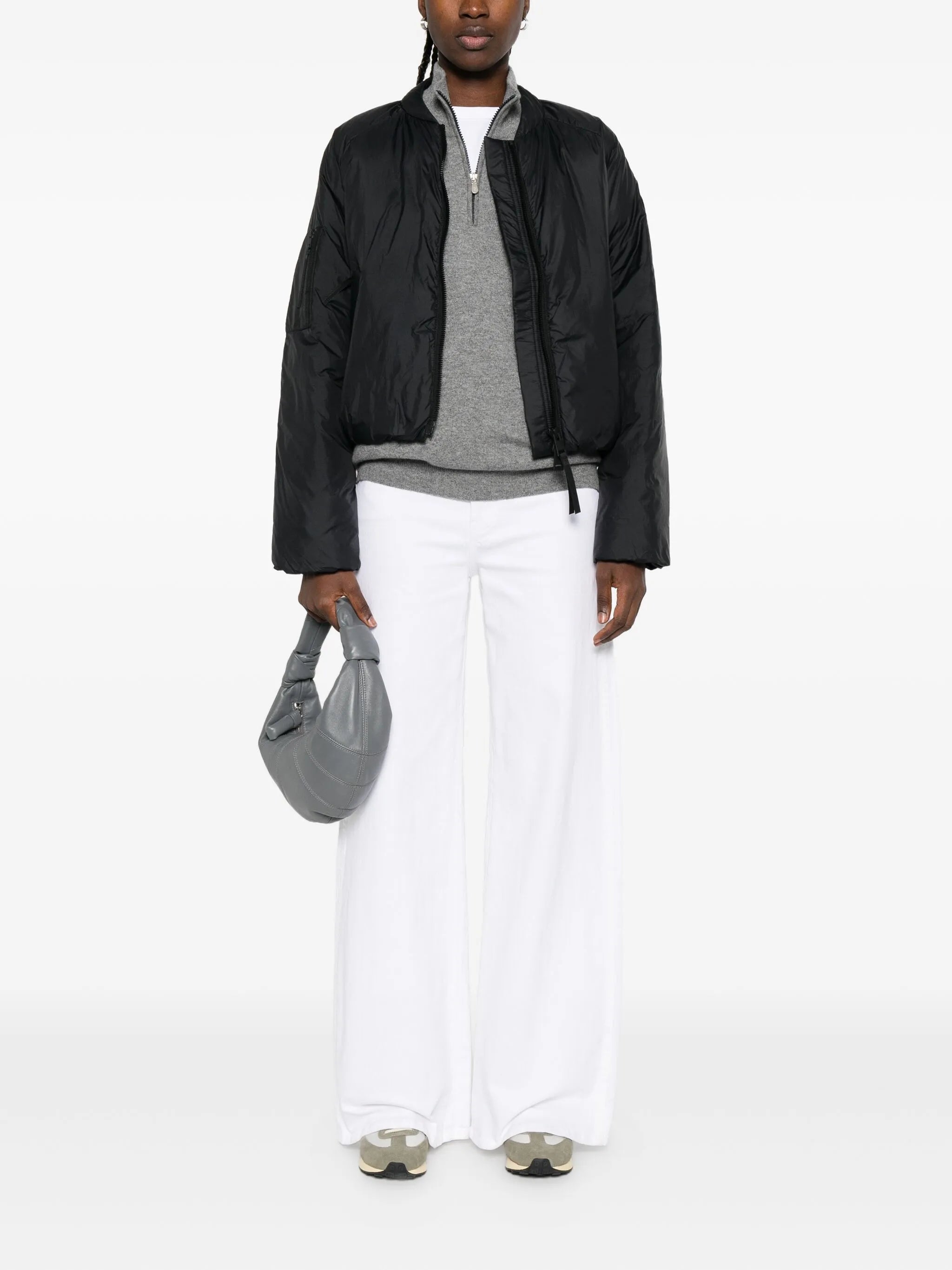 Elba zip-up bomber jacket