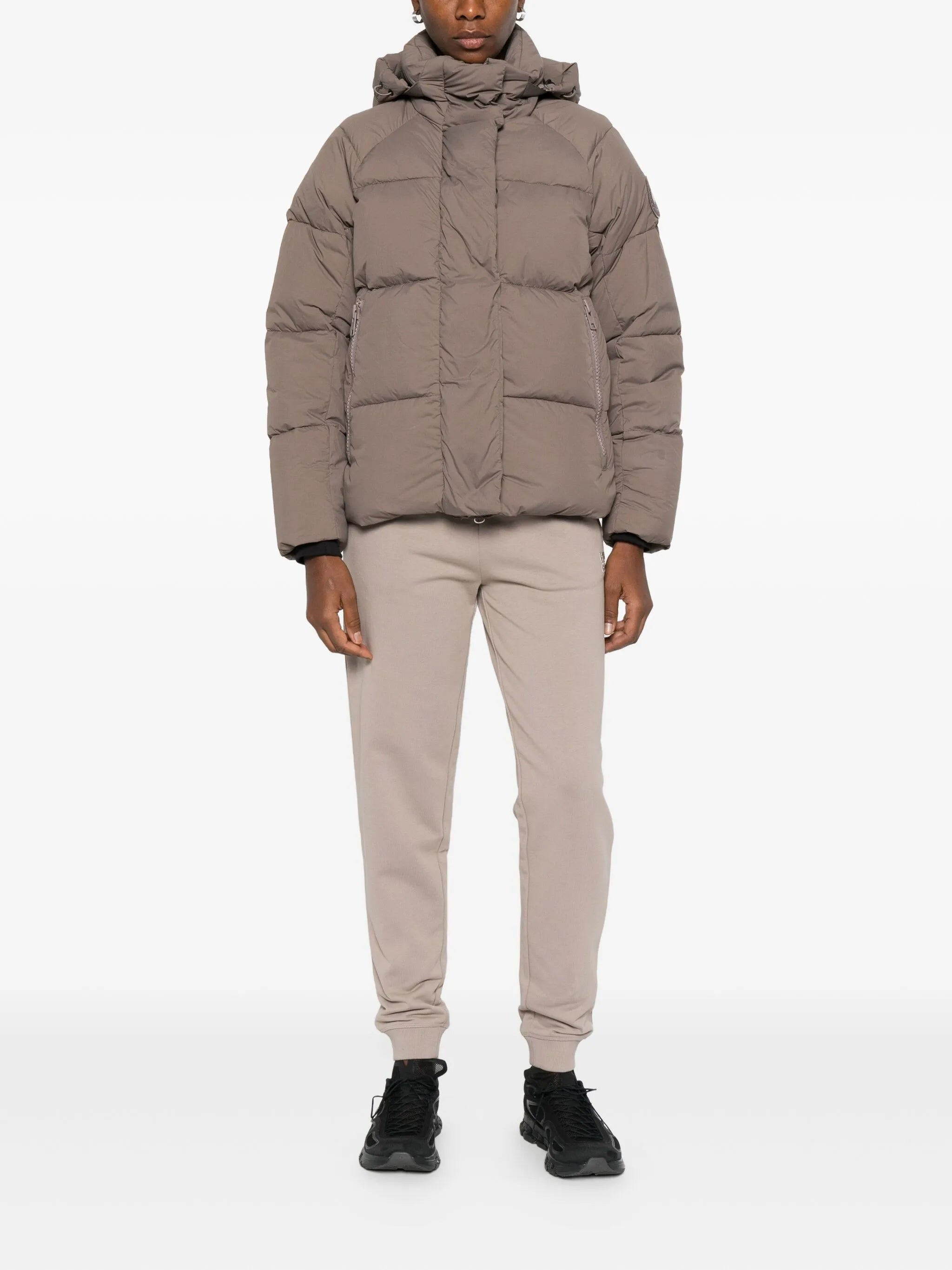 Junction high-neck quilted parka