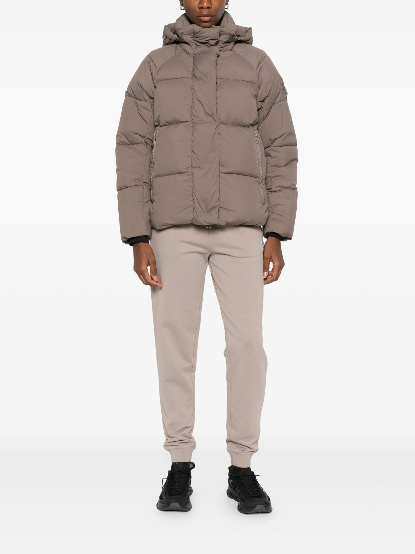 Junction high-neck quilted parka