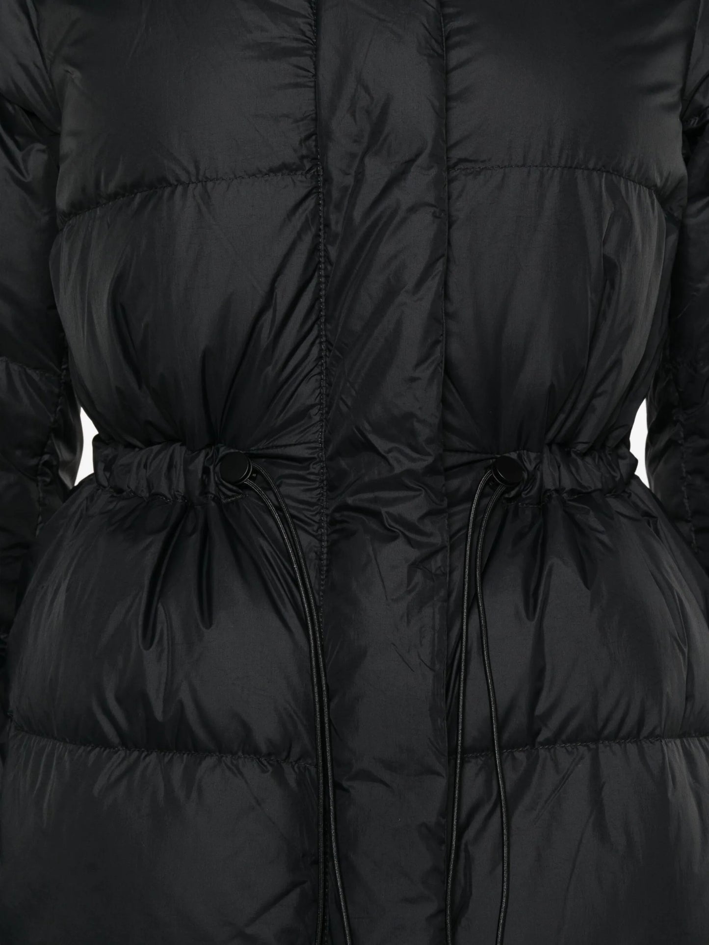 padded hooded coat