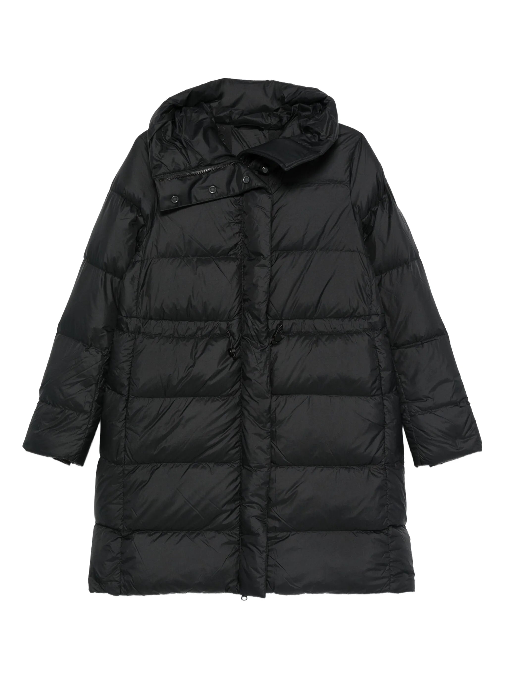 padded hooded coat