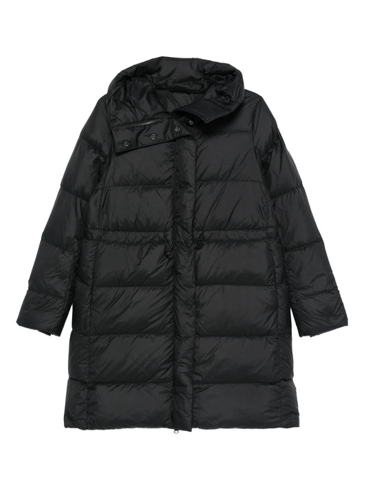 padded hooded coat