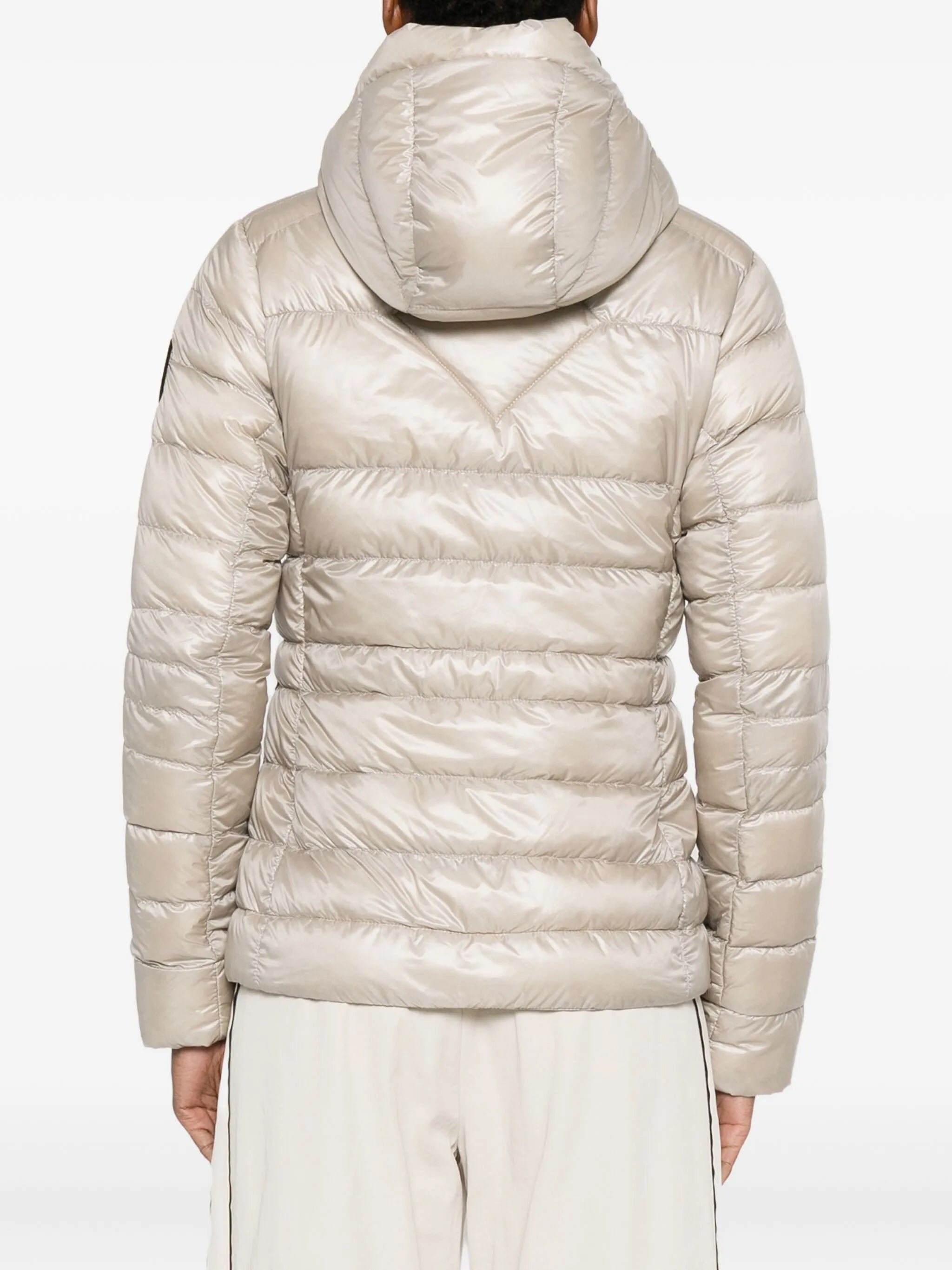 hooded puffer jacket
