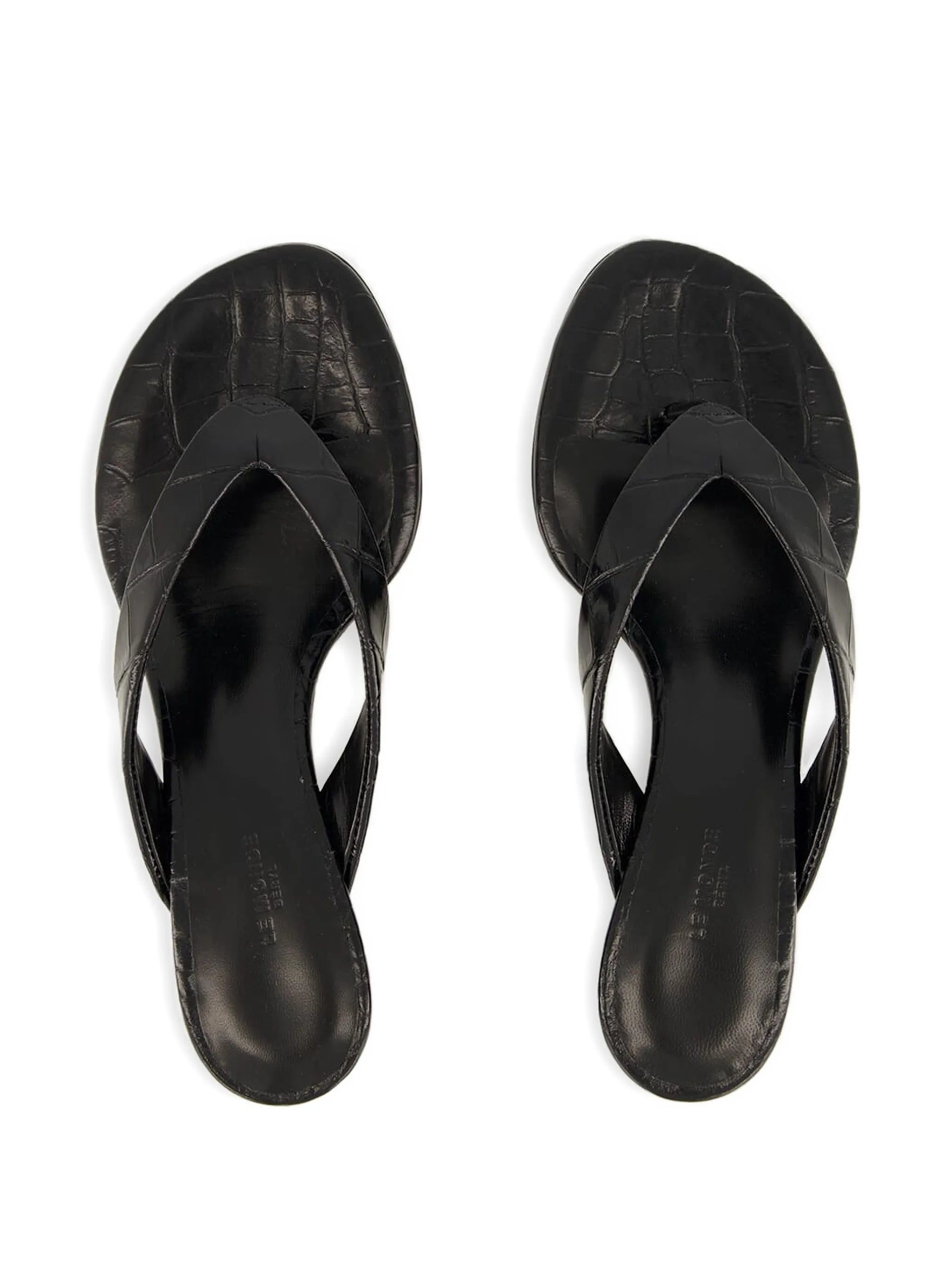 40mm micro wedge thong sandals