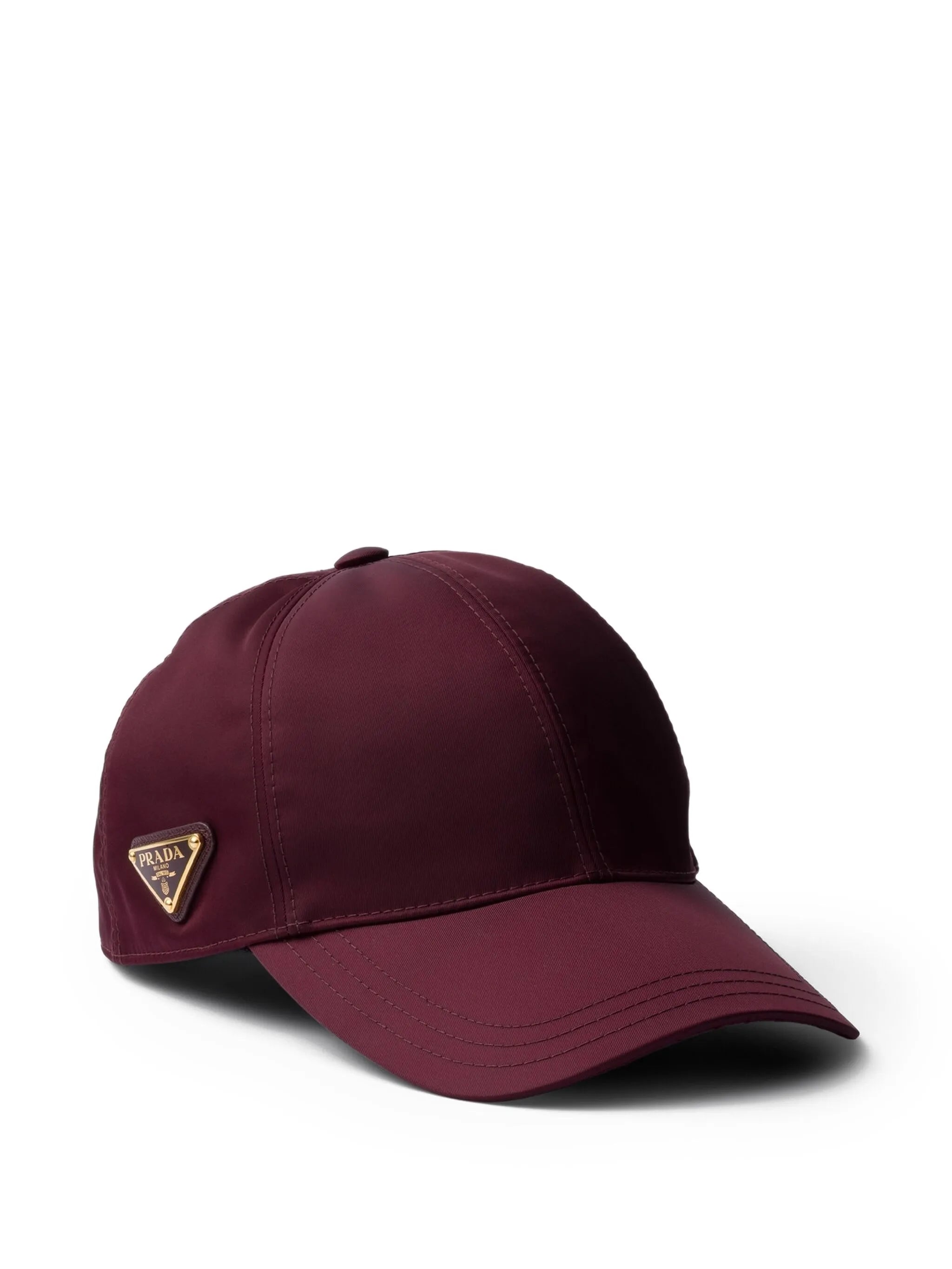logo-plaque baseball cap
