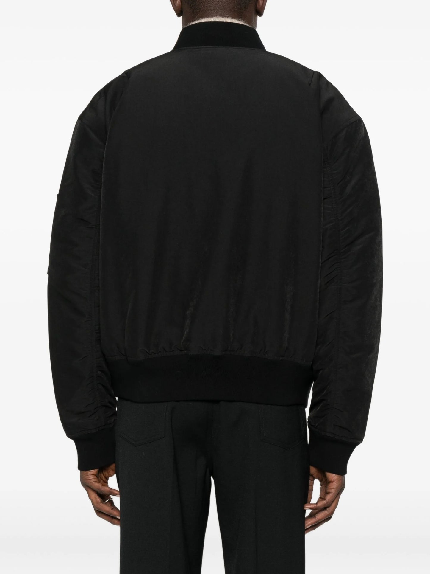 zip-up bomber jacket