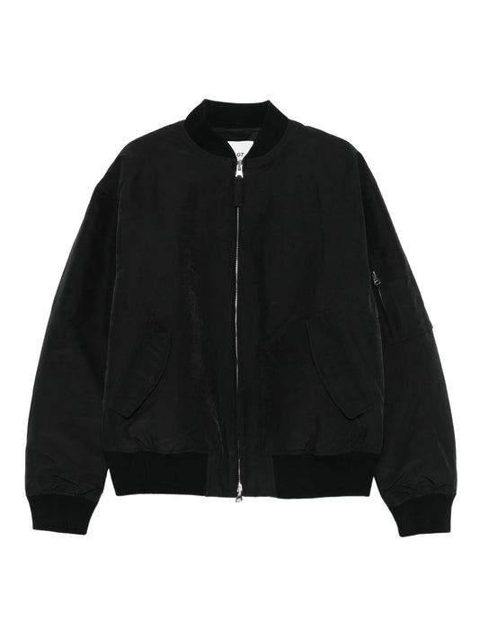 zip-up bomber jacket