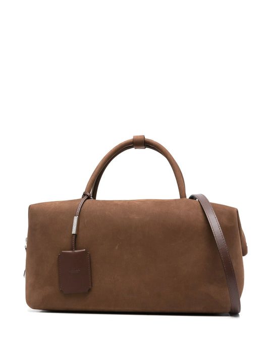 medium suede tote bag