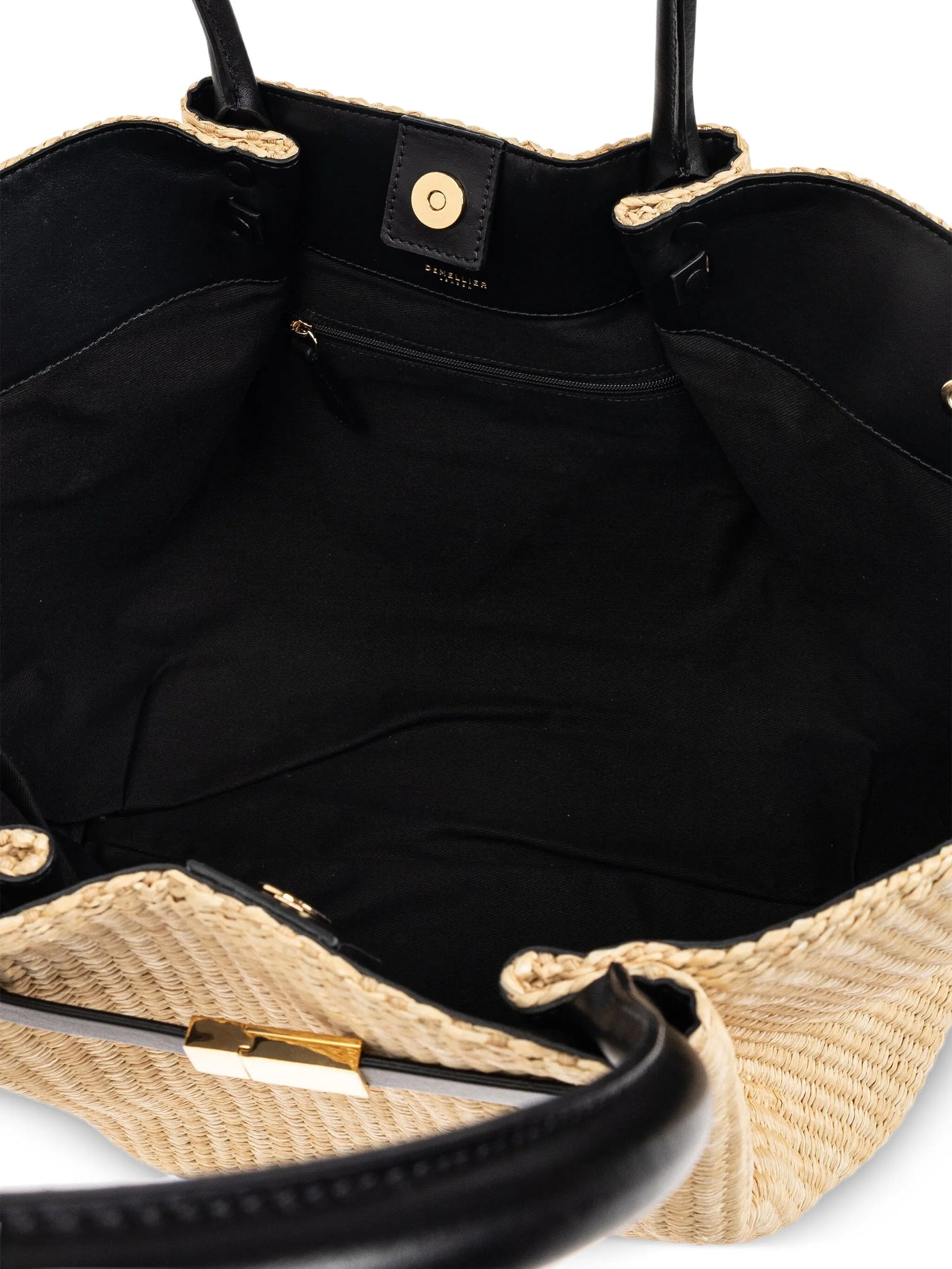 New York woven tote bag