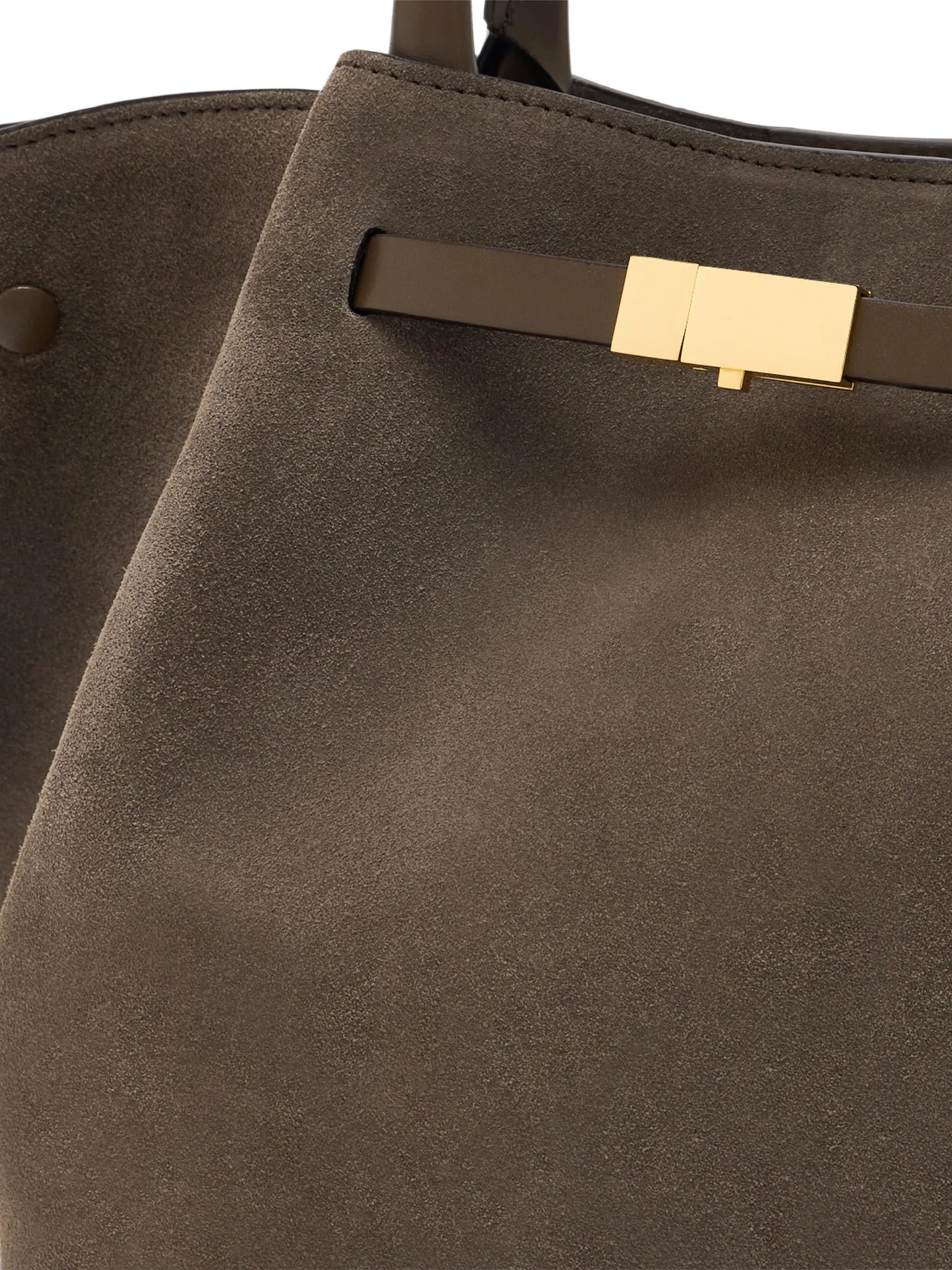 medium New York leather tote bag