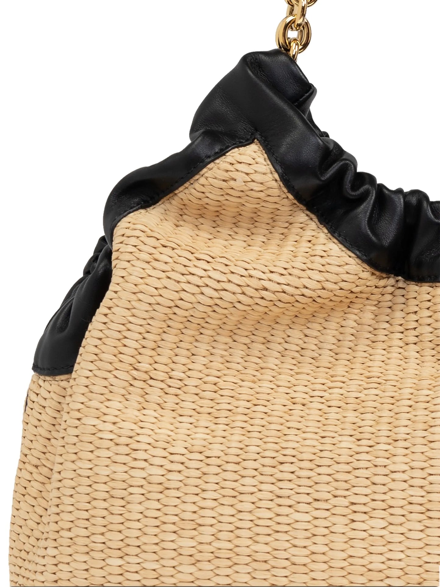 Miami woven bucket bag