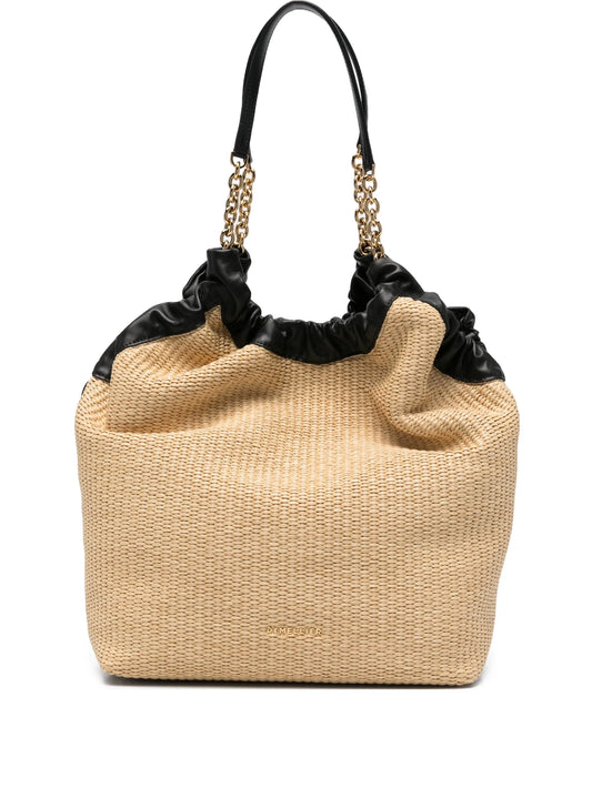 Miami woven bucket bag
