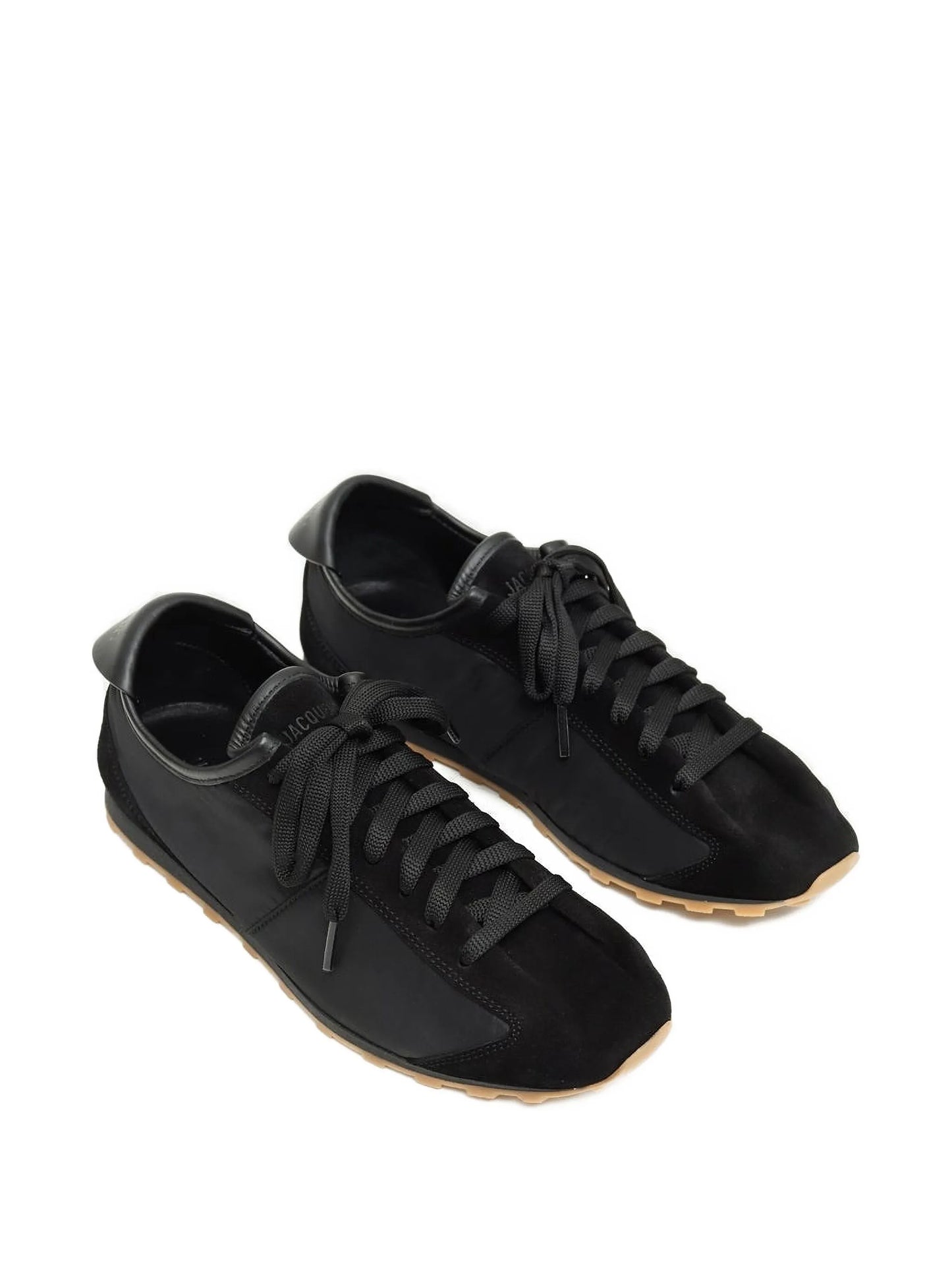 suede-panel nylon trainers