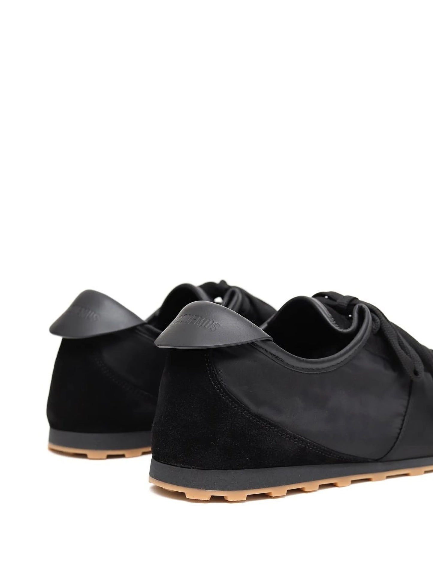 suede-panel nylon trainers