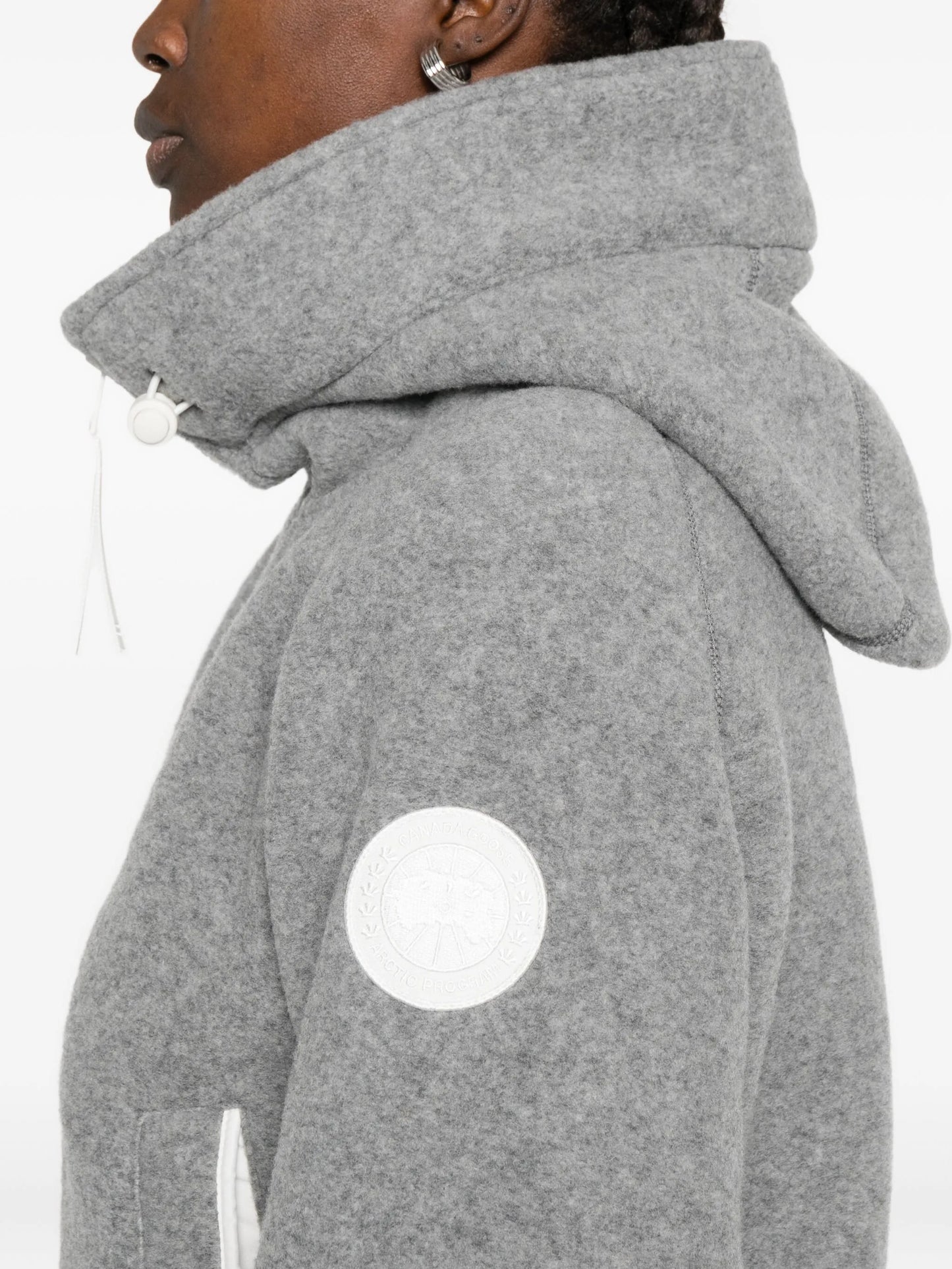 Chilliwack fleece-texture bomber jacket