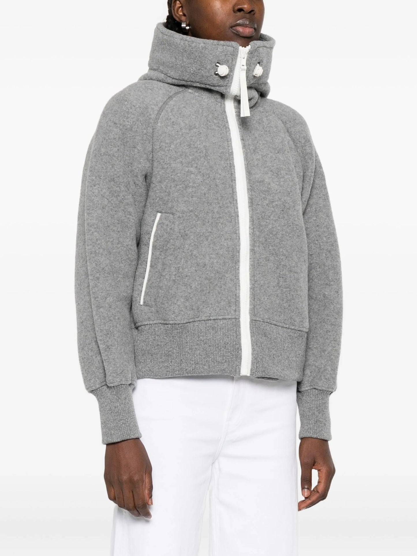 Chilliwack fleece-texture bomber jacket