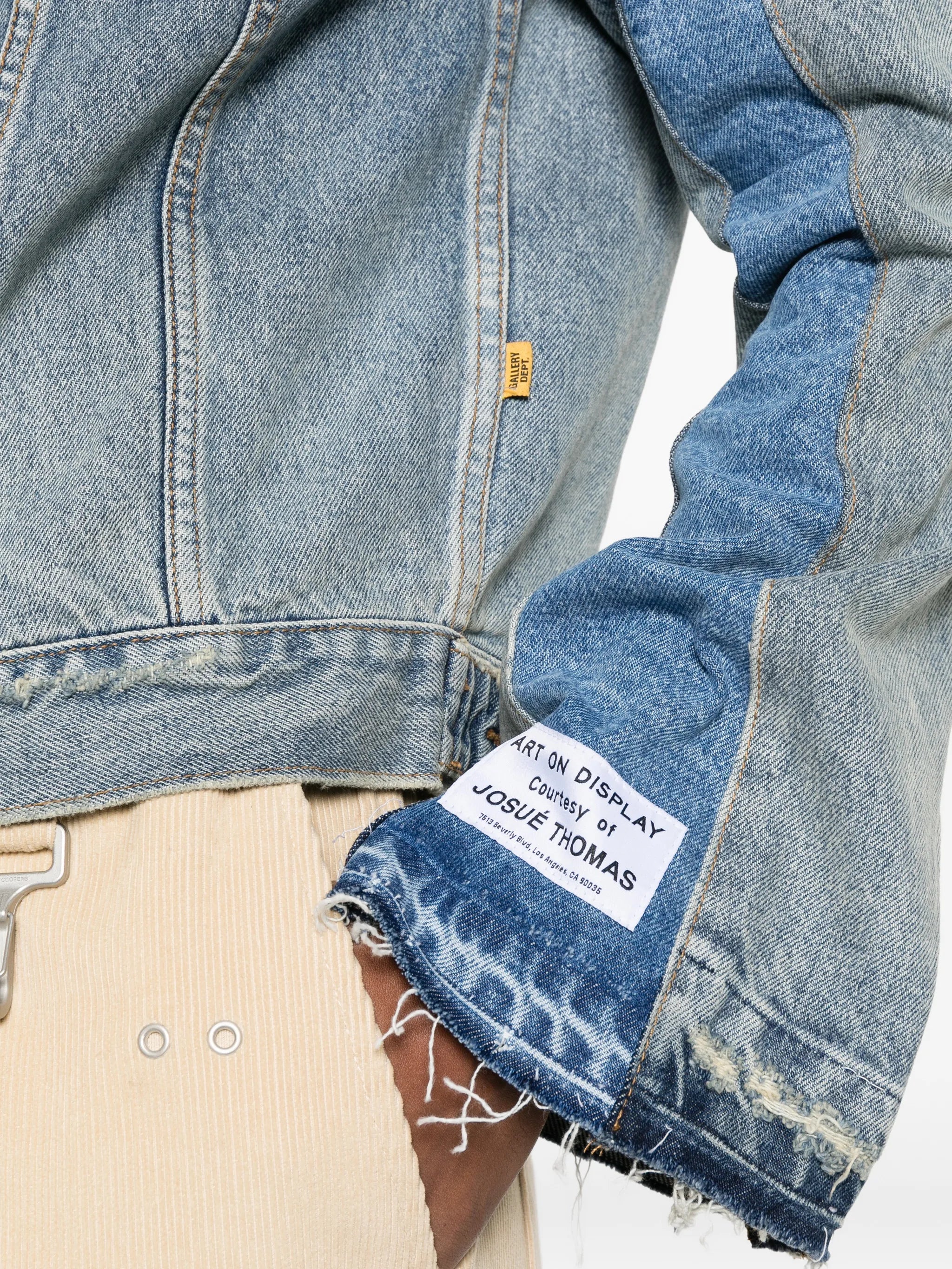 patchwork denim jacket