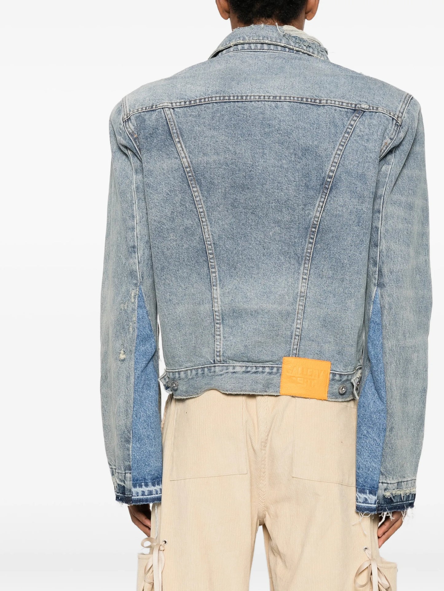 patchwork denim jacket