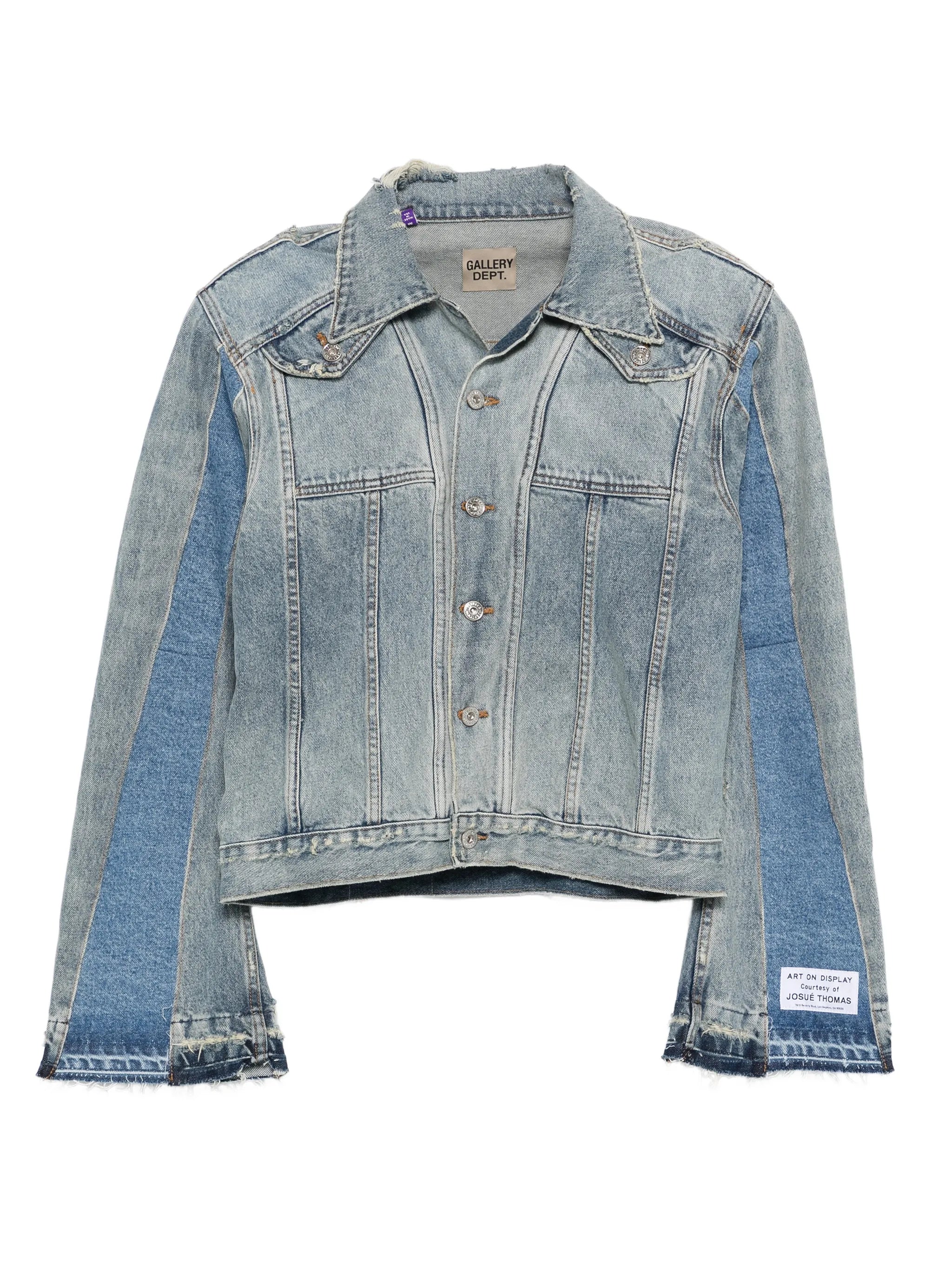 patchwork denim jacket