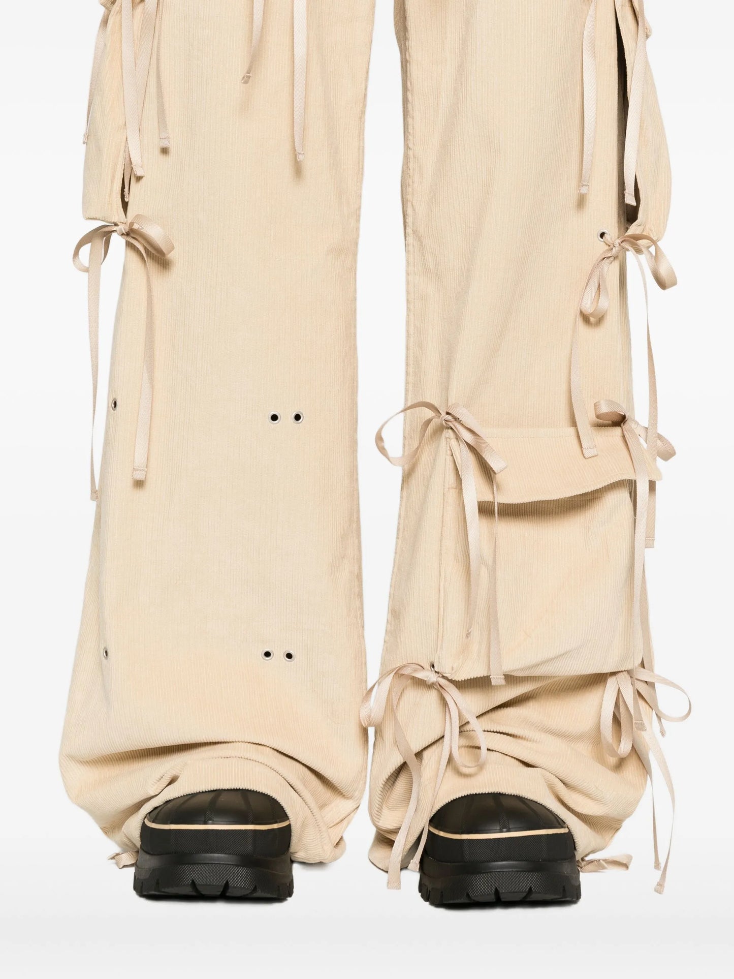 corduroy wide-leg trousers